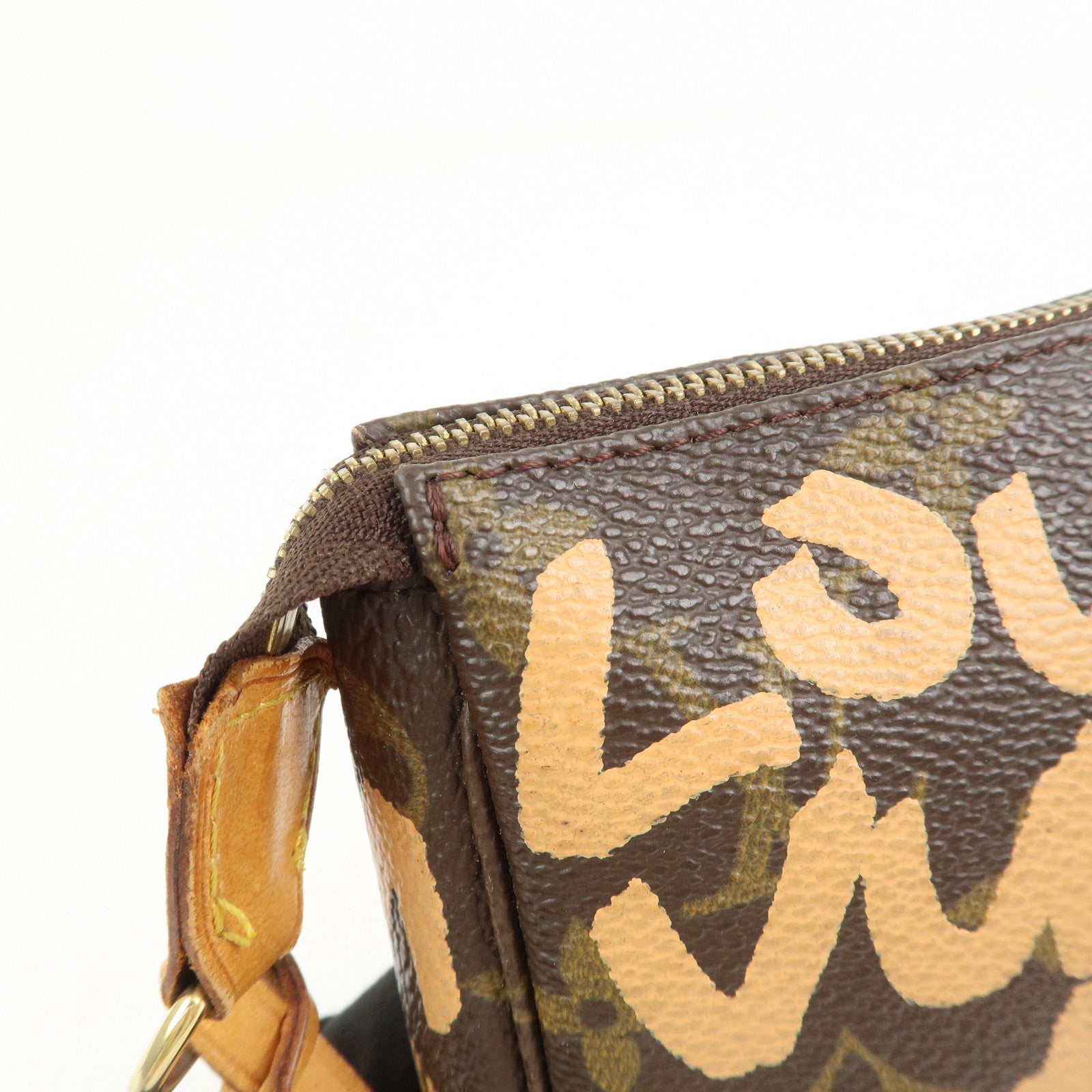 Louis Vuitton Monogram Graffiti Pochette Accessoires HandBag M92193