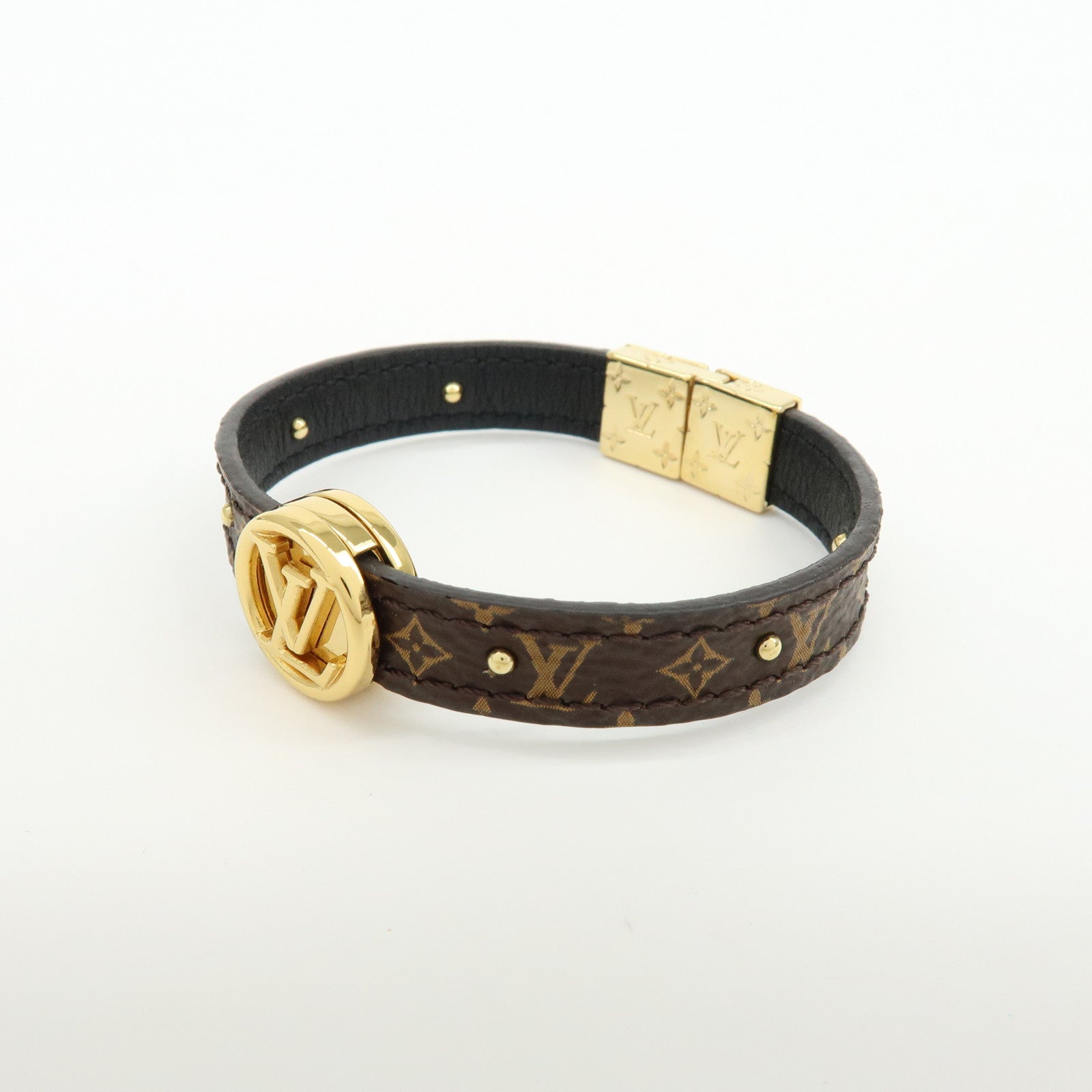 Louis Vuitton Monogram Canvas LV Circle Reversible Bracelet M6173