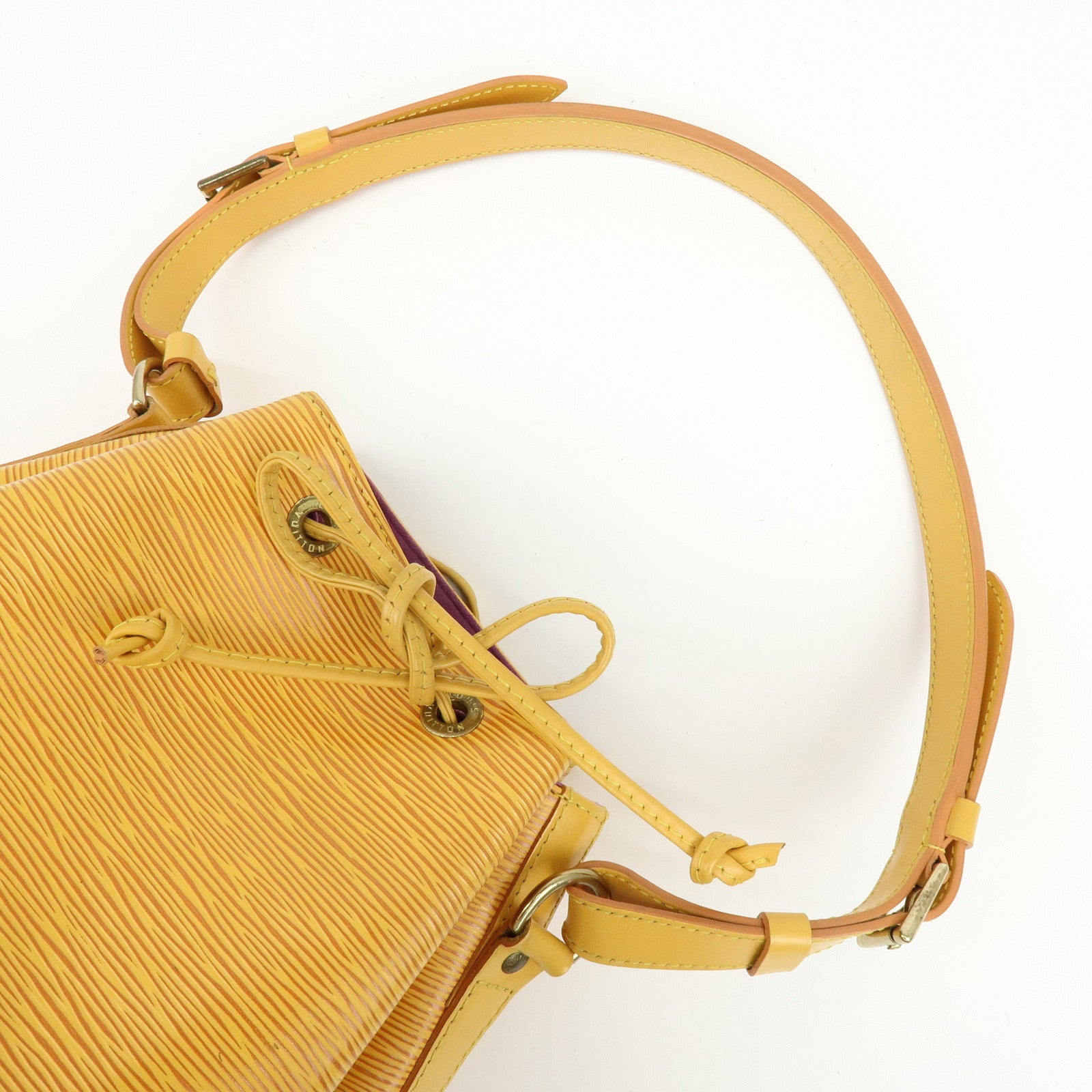 Louis Vuitton Epi Petit Noe Shoulder Bag Tassili Yellow M44109