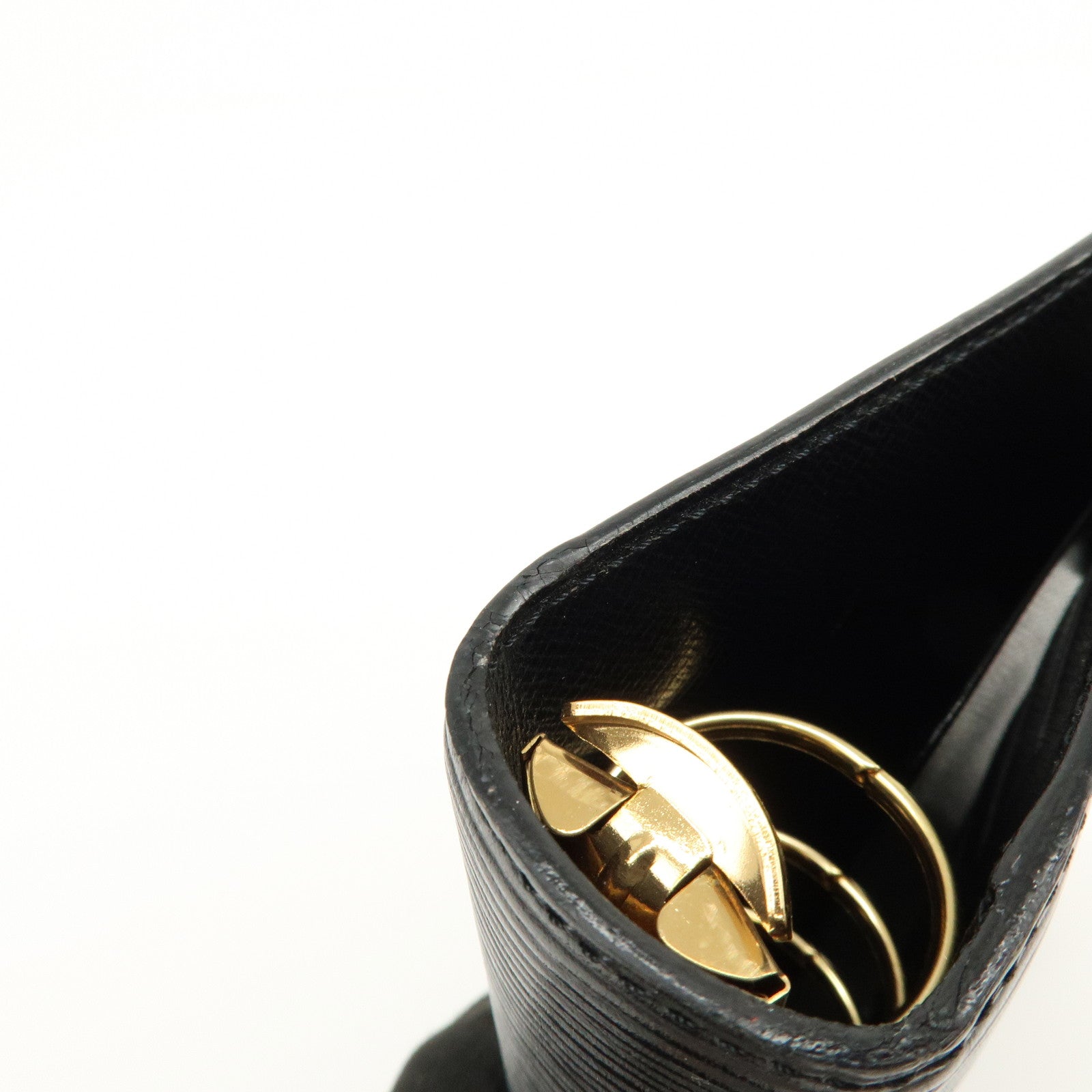 Louis Vuitton Epi Leather Agenda MM Planner Cover Noir Black R20042