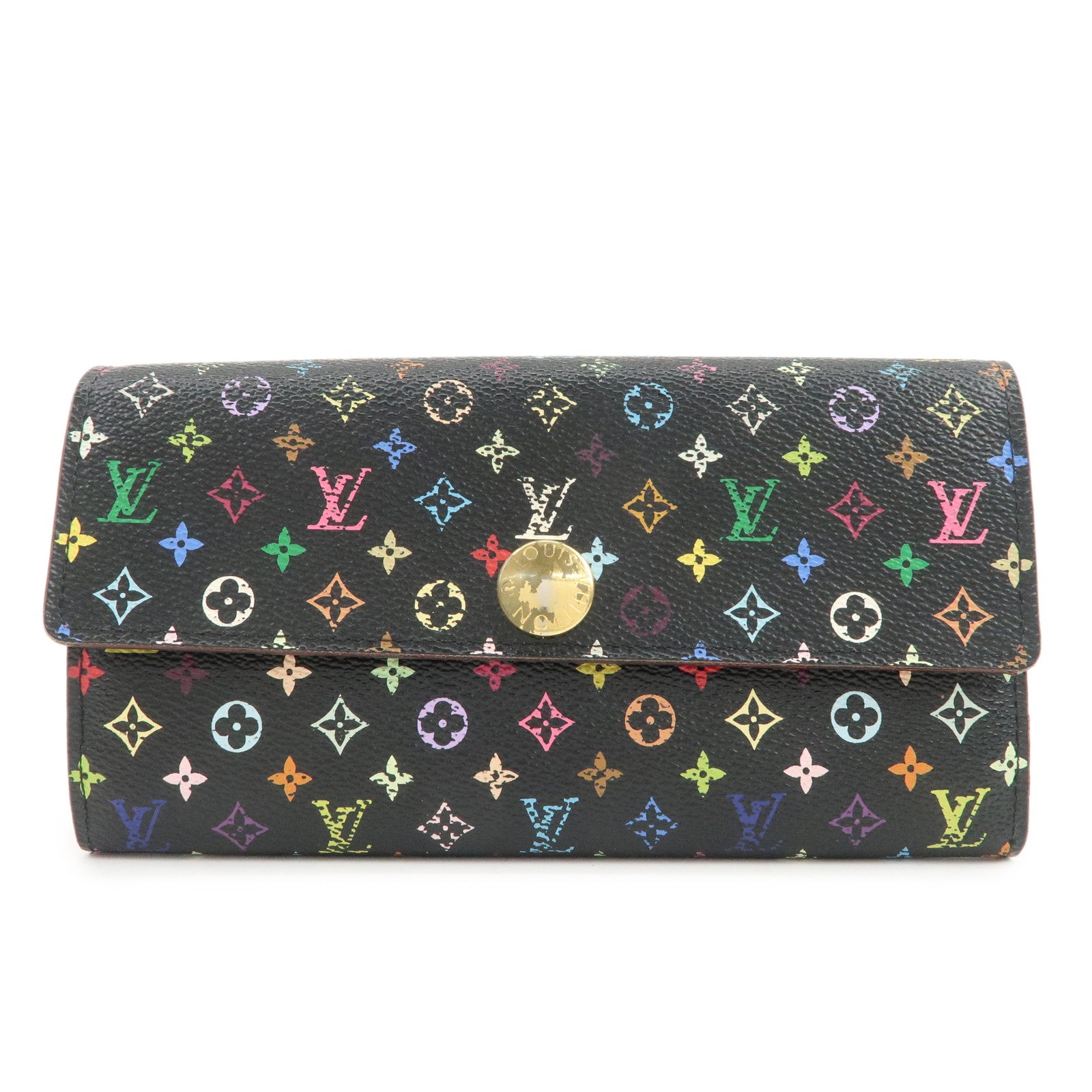 Louis Vuitton Monogram Multicolor Portefeuille Sarah Wallet M93747
