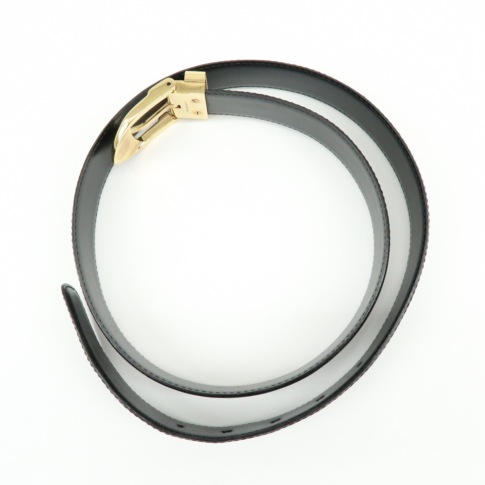 Louis Vuitton Epi Leather Ceinture Classic Belt Noir M6832