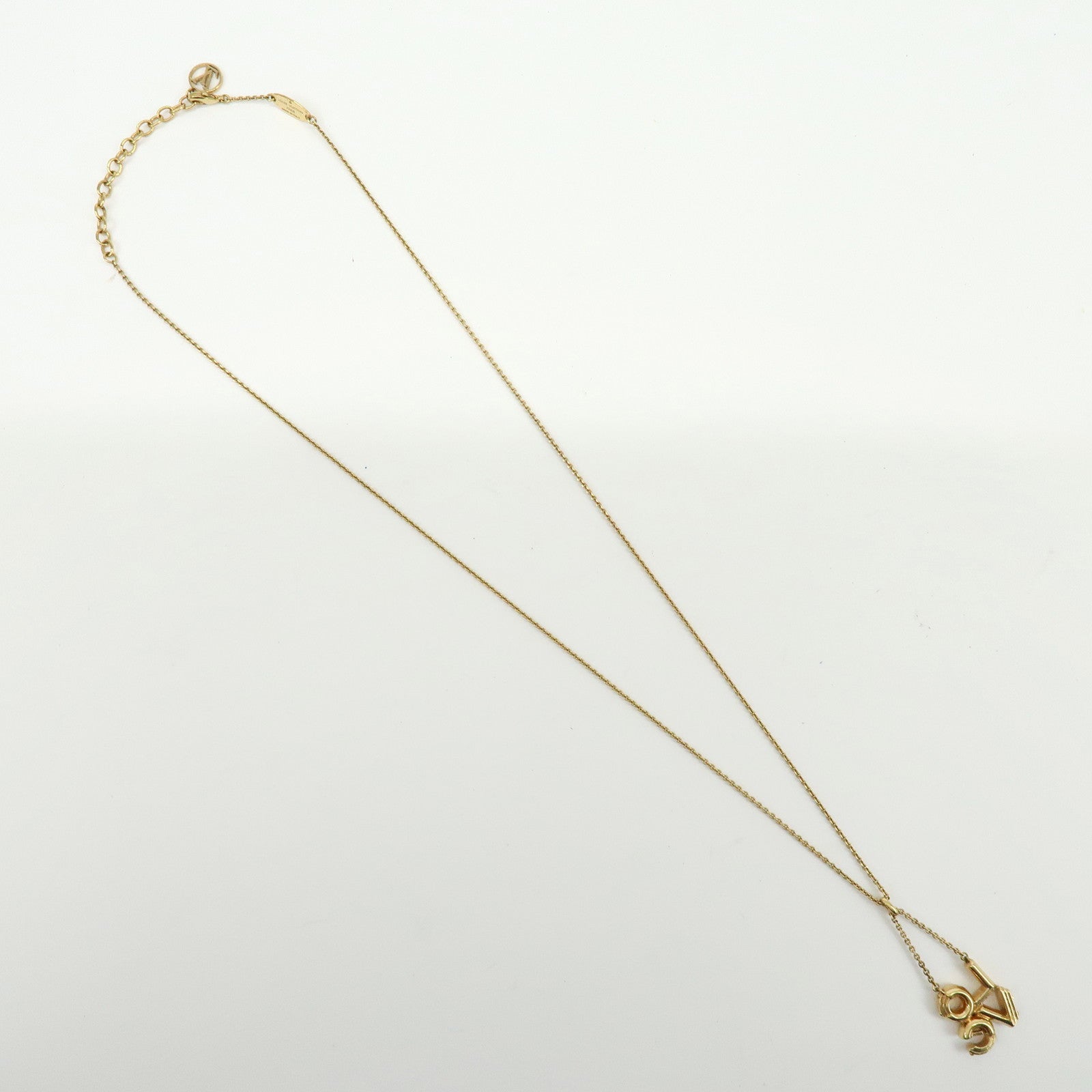 Louis Vuitton LV&ME LOVE Metal Necklace Gold M62843