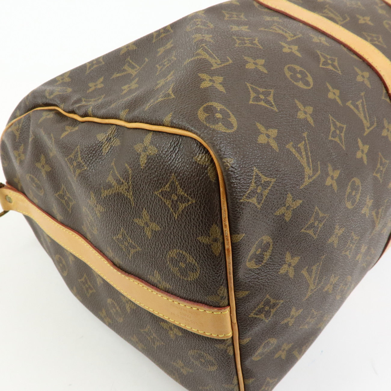 Louis Vuitton Monogram Keep All Bandouliere 50 Boston Bag M41416