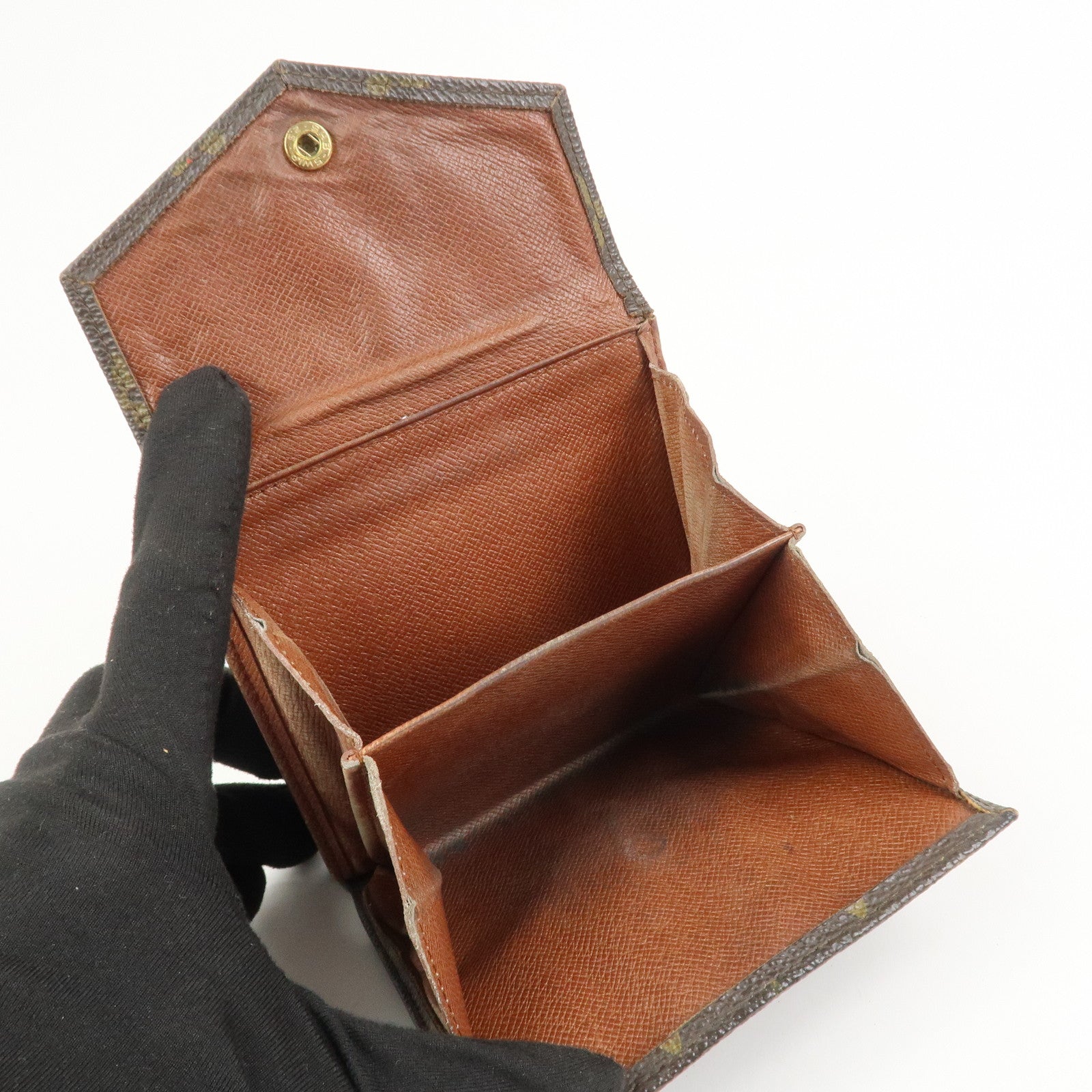 Louis Vuitton Monogram Set of 3 Wallets Brown M61652/M61660