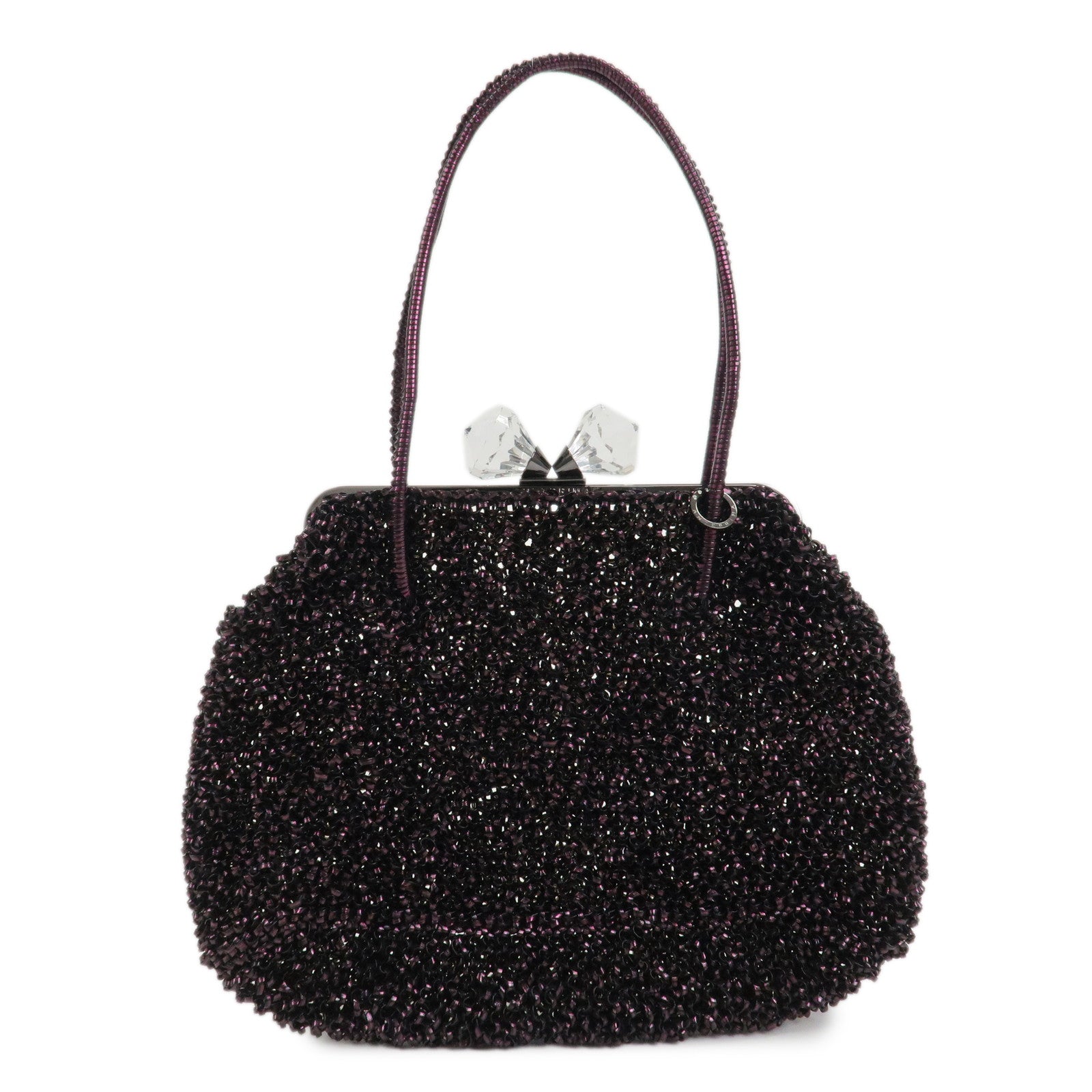 ANTEPRIMA Wire Bag PVC Hand Bag Shoulder Bag Black Pink
