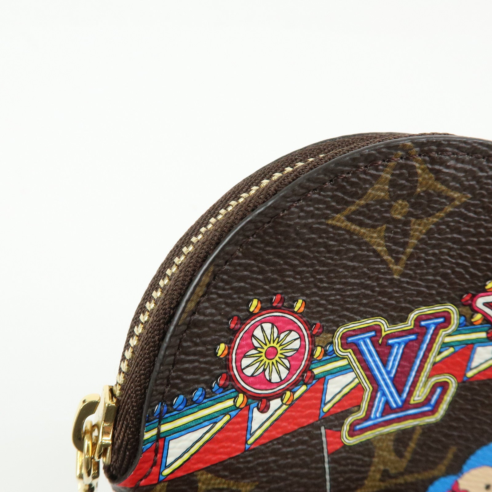 Louis Vuitton Monogram Porte Monnaie Rond Vivienne M69749