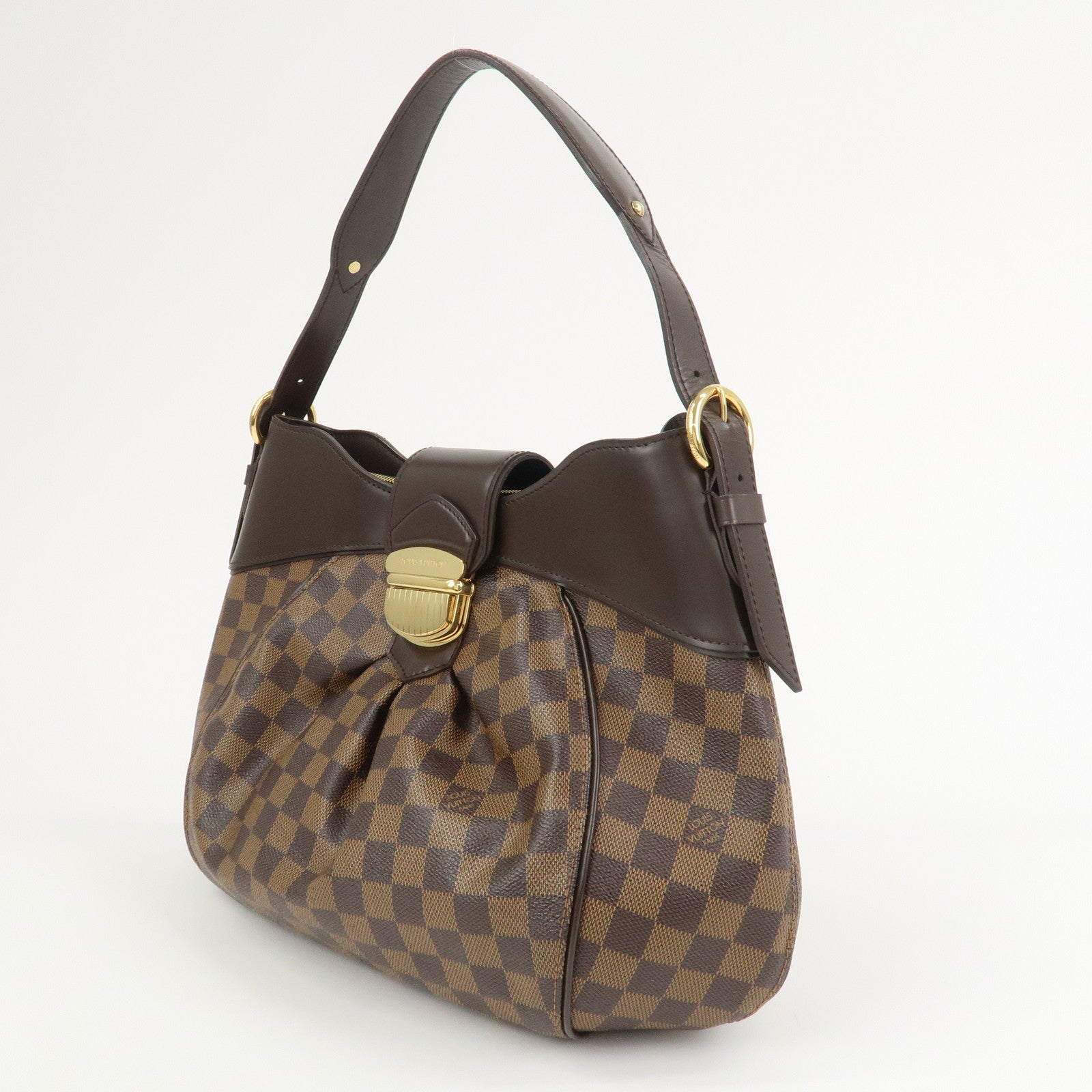 Louis Vuitton Damier Sistina MM Shoulder Bag Damier Ebene N41541
