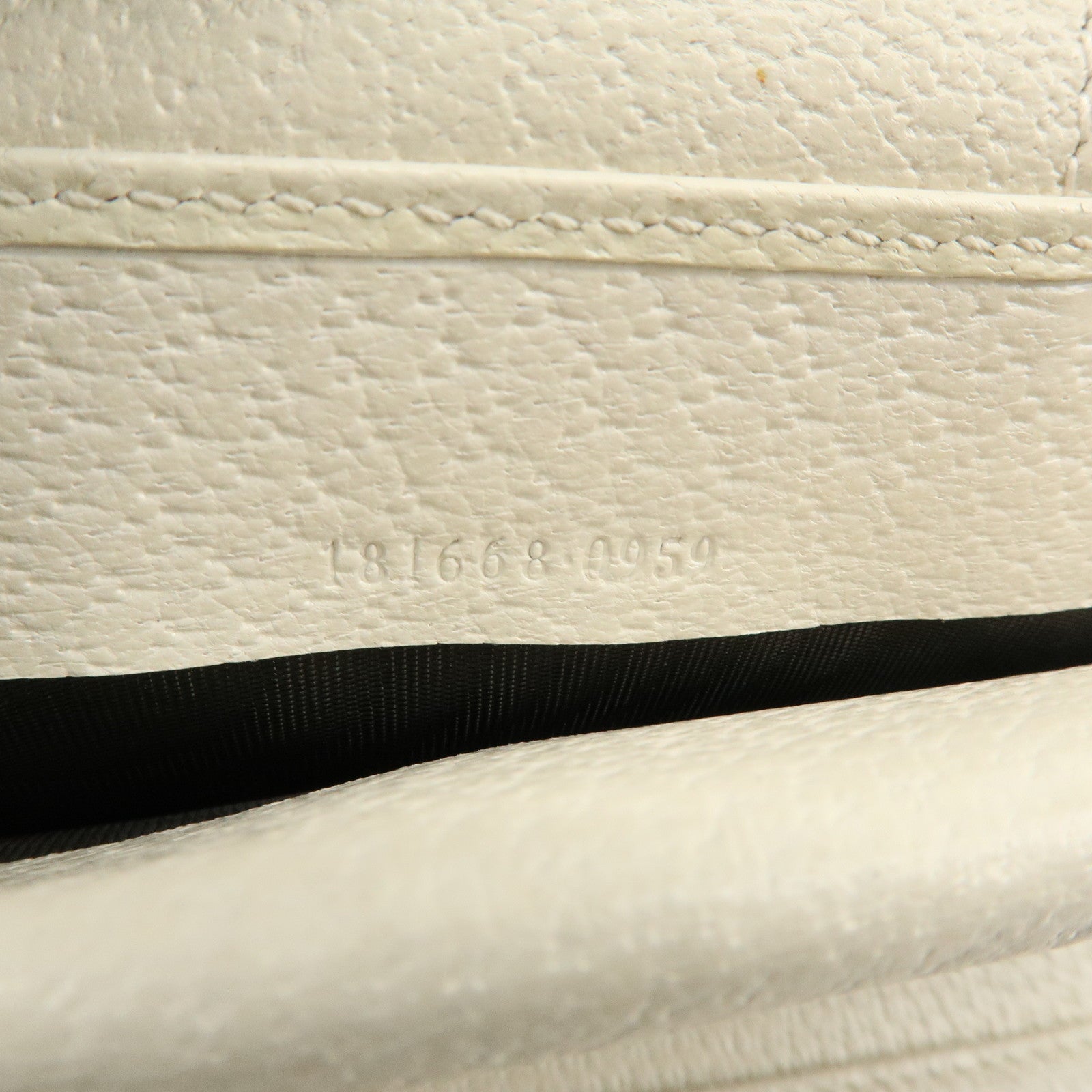GUCCI Sherry GG Canvas Leather Long Wallet Continental Wallet Beige