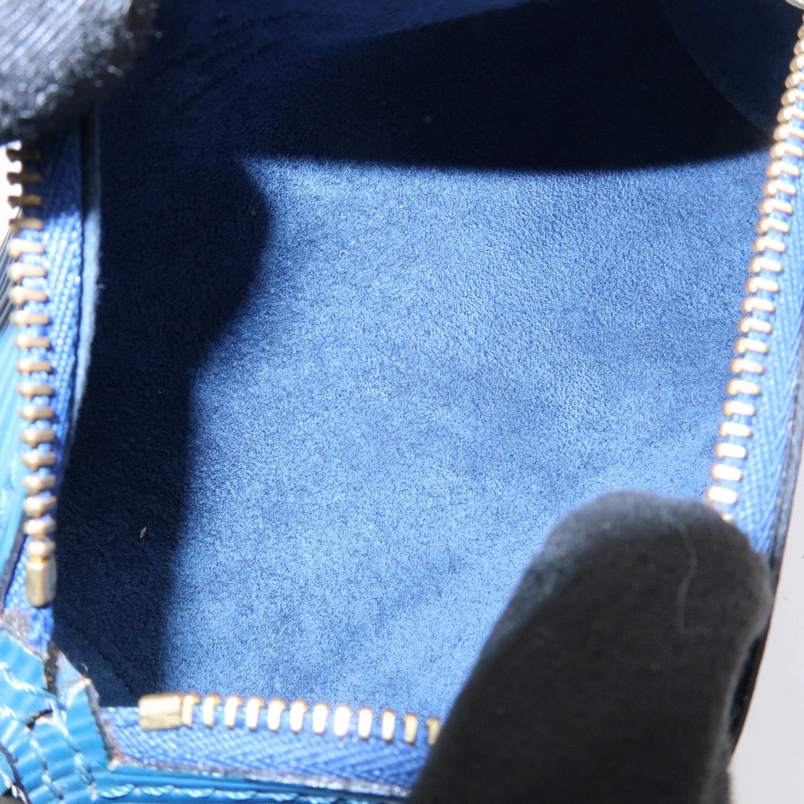 Louis Vuitton Epi Soufflot Shoulder Bag Hand Bag Toledo Blue M52225