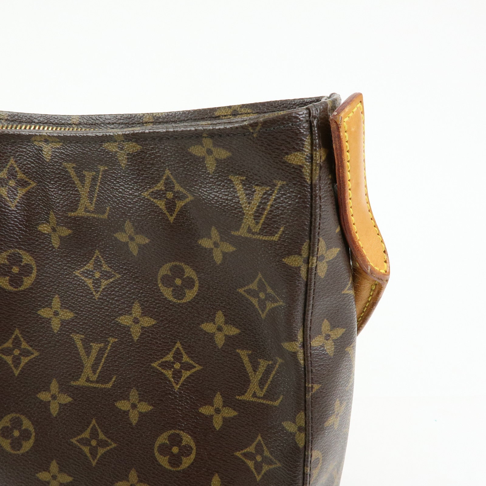 Louis Vuitton Monogram Looping GM Shoulder Bag Brown M51145