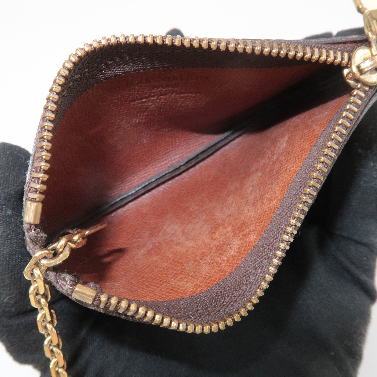 Louis Vuitton Monogram Pochette Cles Coin Case Key Case M62650