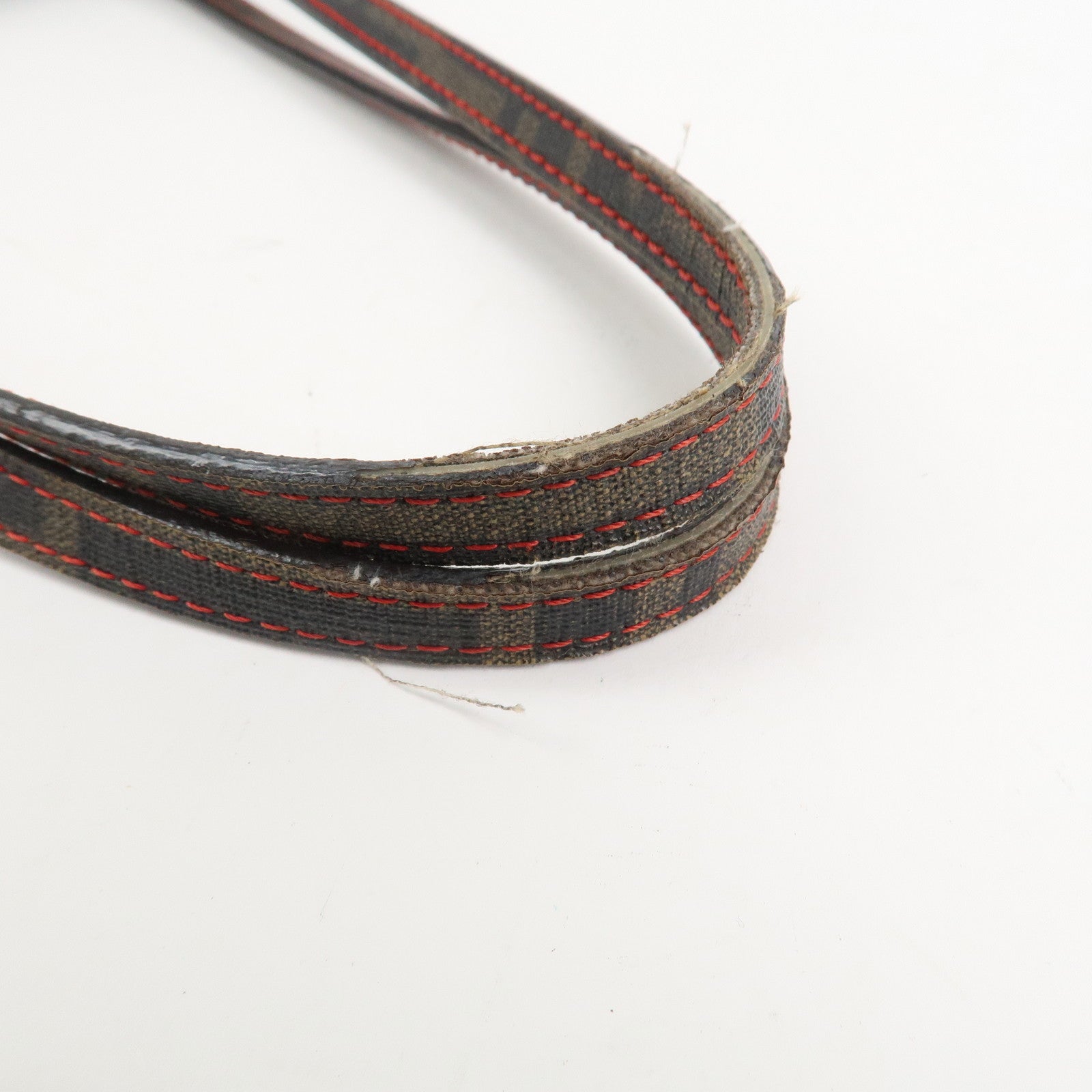 FENDI Zucca PVC Canvas Tote Bag Shoulder Bag Brown Black 8BH211