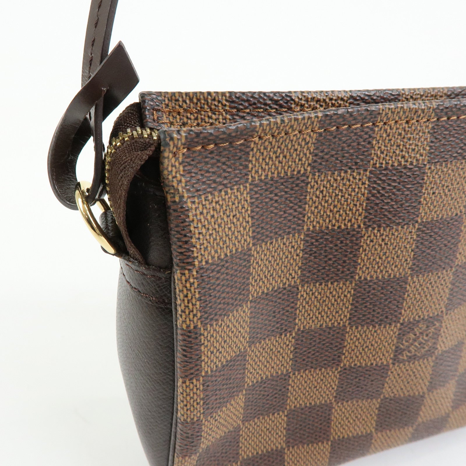 Louis Vuitton Damier Trousse Makeup Accessory Pouch Brown N51982