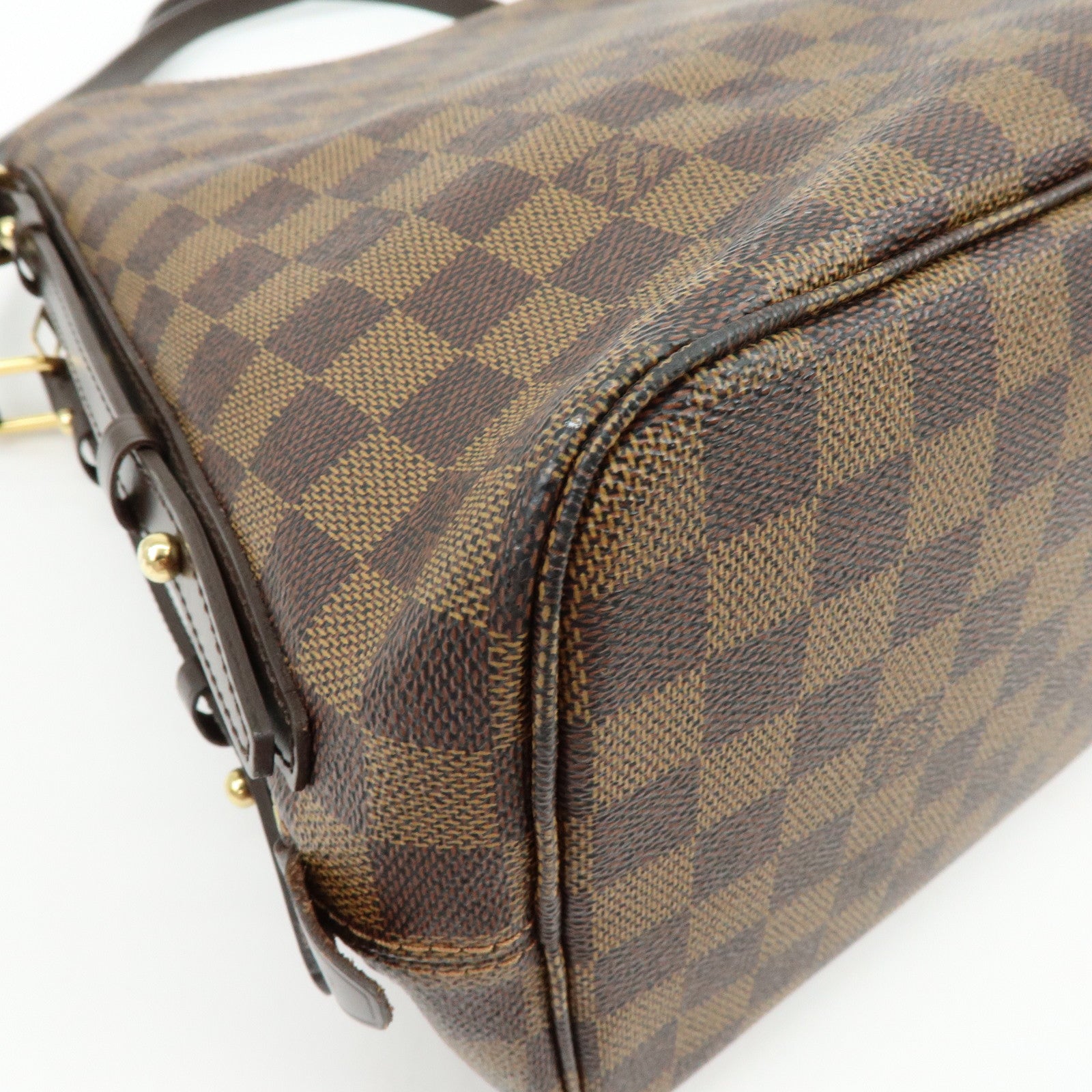 Louis Vuitton Damier Ebene Cabas Rivington Shoulder Bag N41108