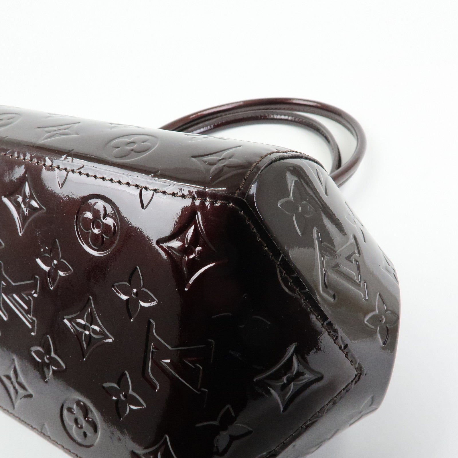 Louis Vuitton Monogram Vernis Leather Sherwood PM Hand Bag M91493
