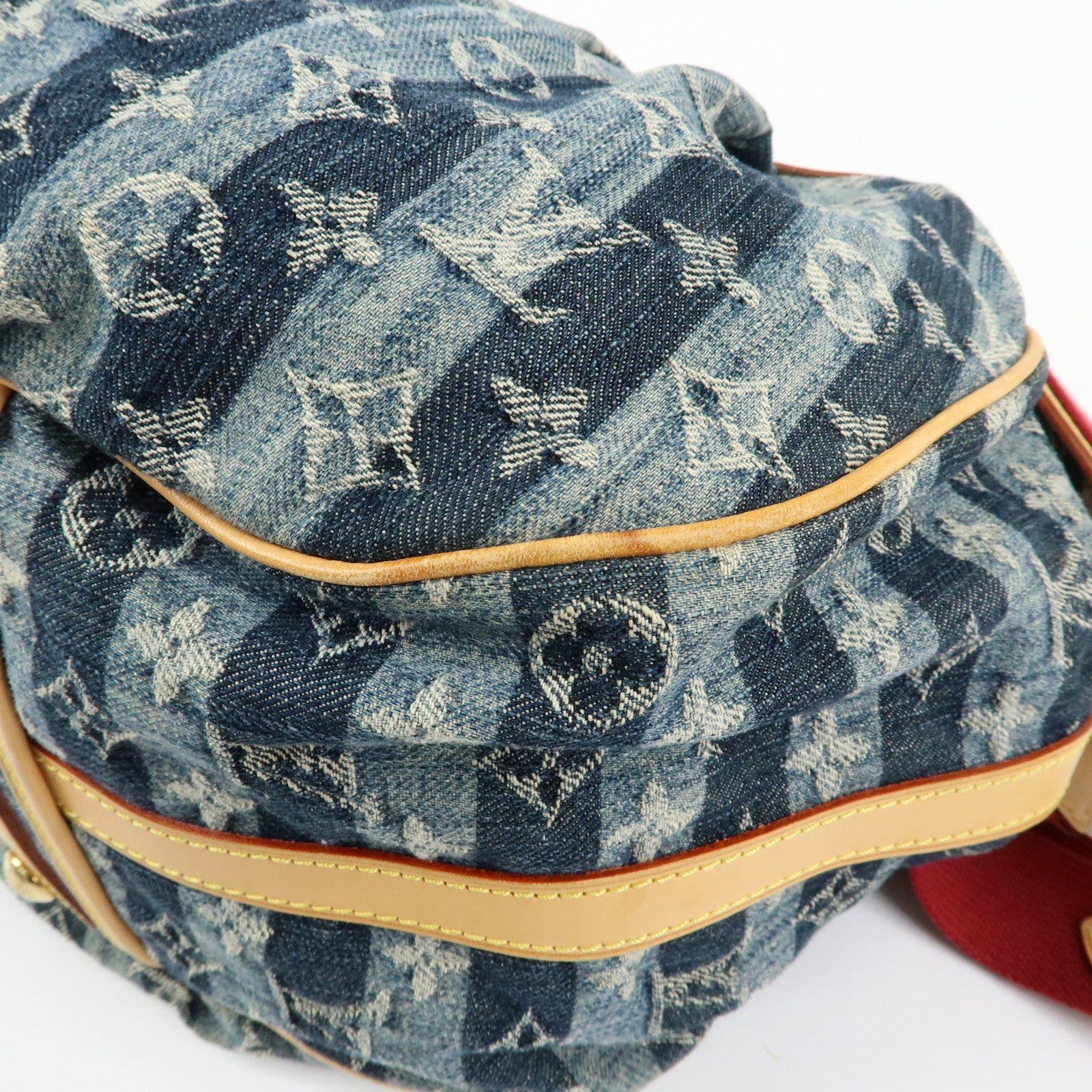 Louis Vuitton Monogram Denim Cabas Raye GM 2Way Hand Bag M95336