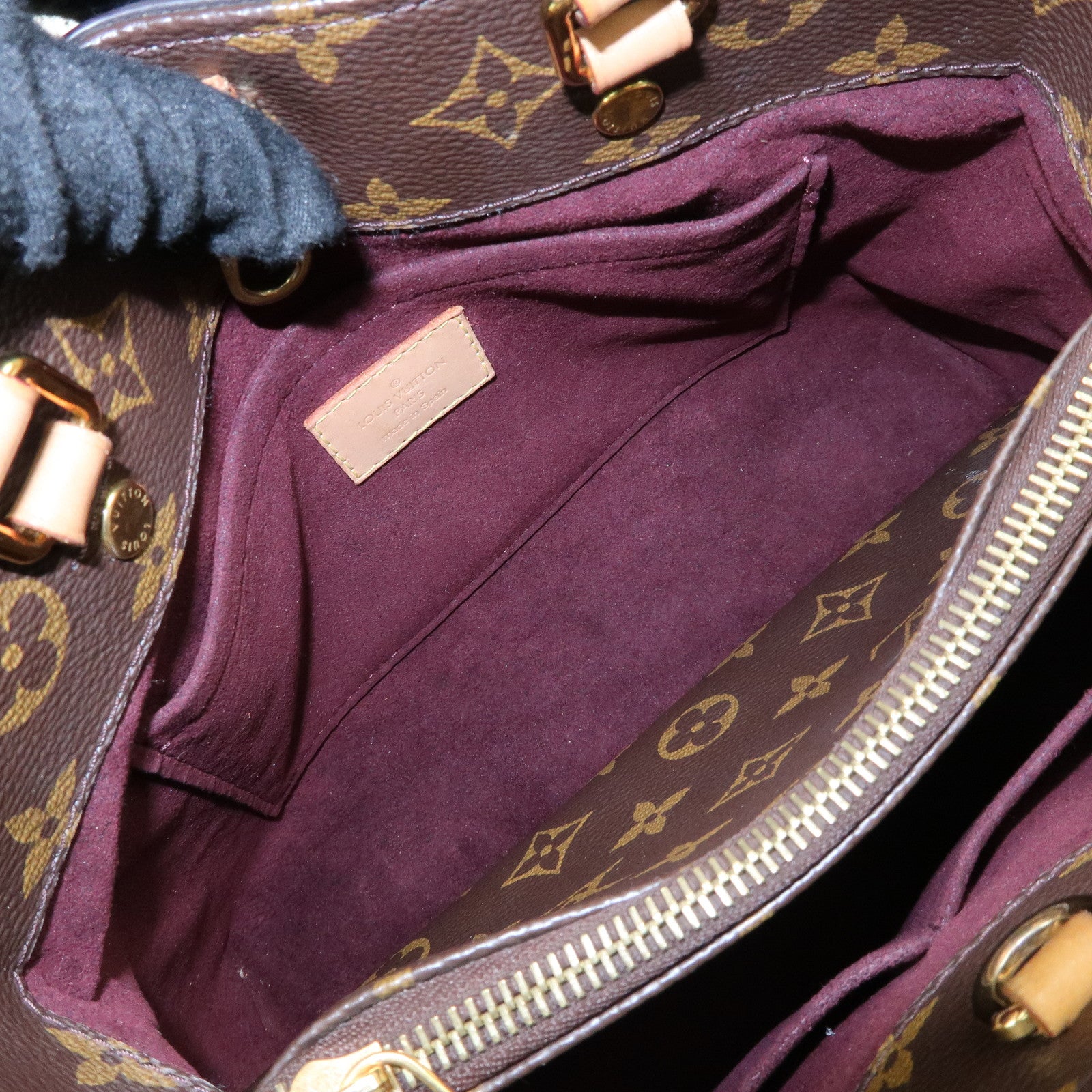 Louis Vuitton Monogram Montaigne BB 2Way Bag Hand Bag Brown M41055