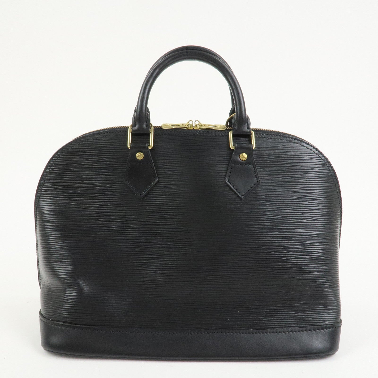Louis Vuitton Epi Leather Alma PM Hand Bag Noir Black M52142