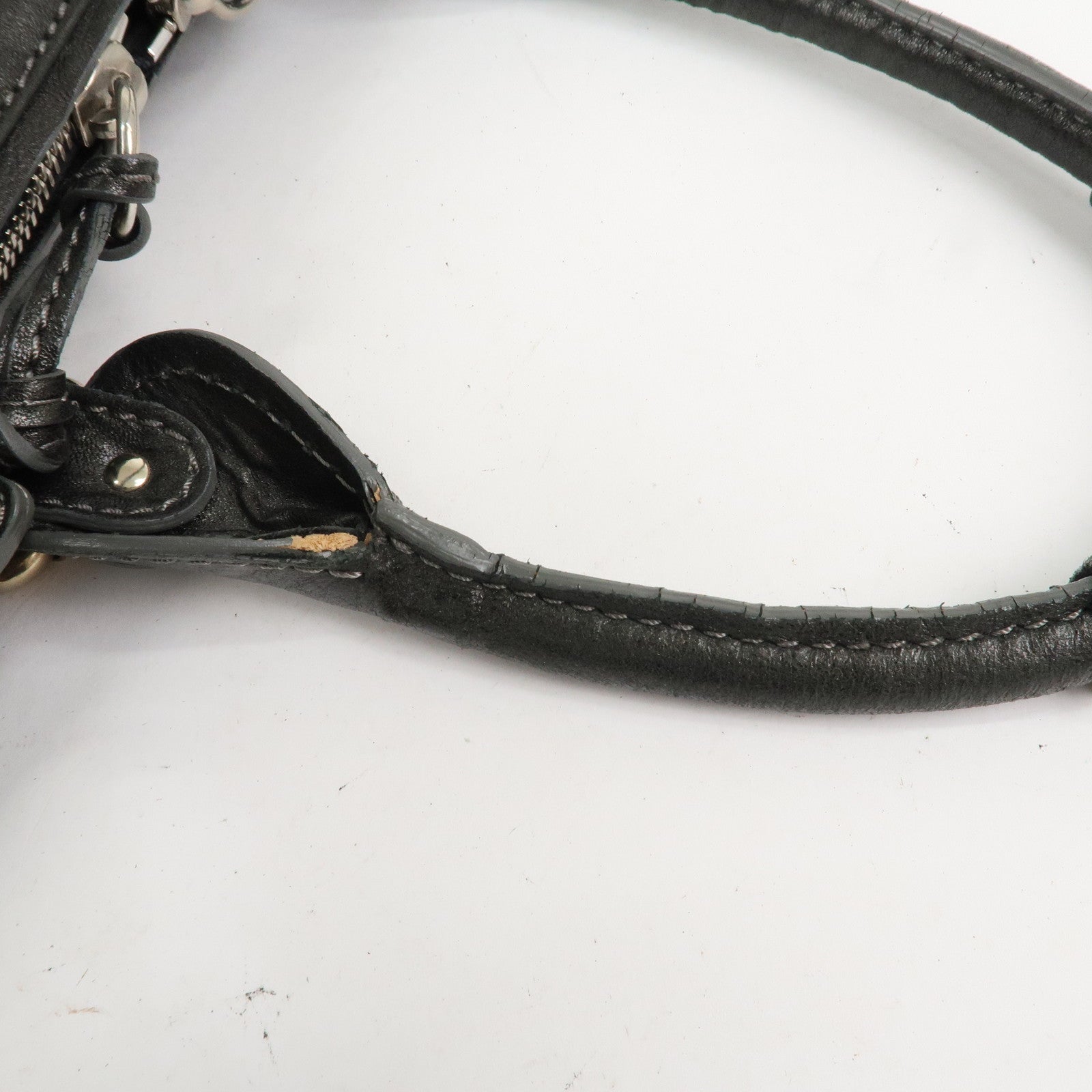 Chloe Paddington Leather Hand Bag Shoulder Bag Black