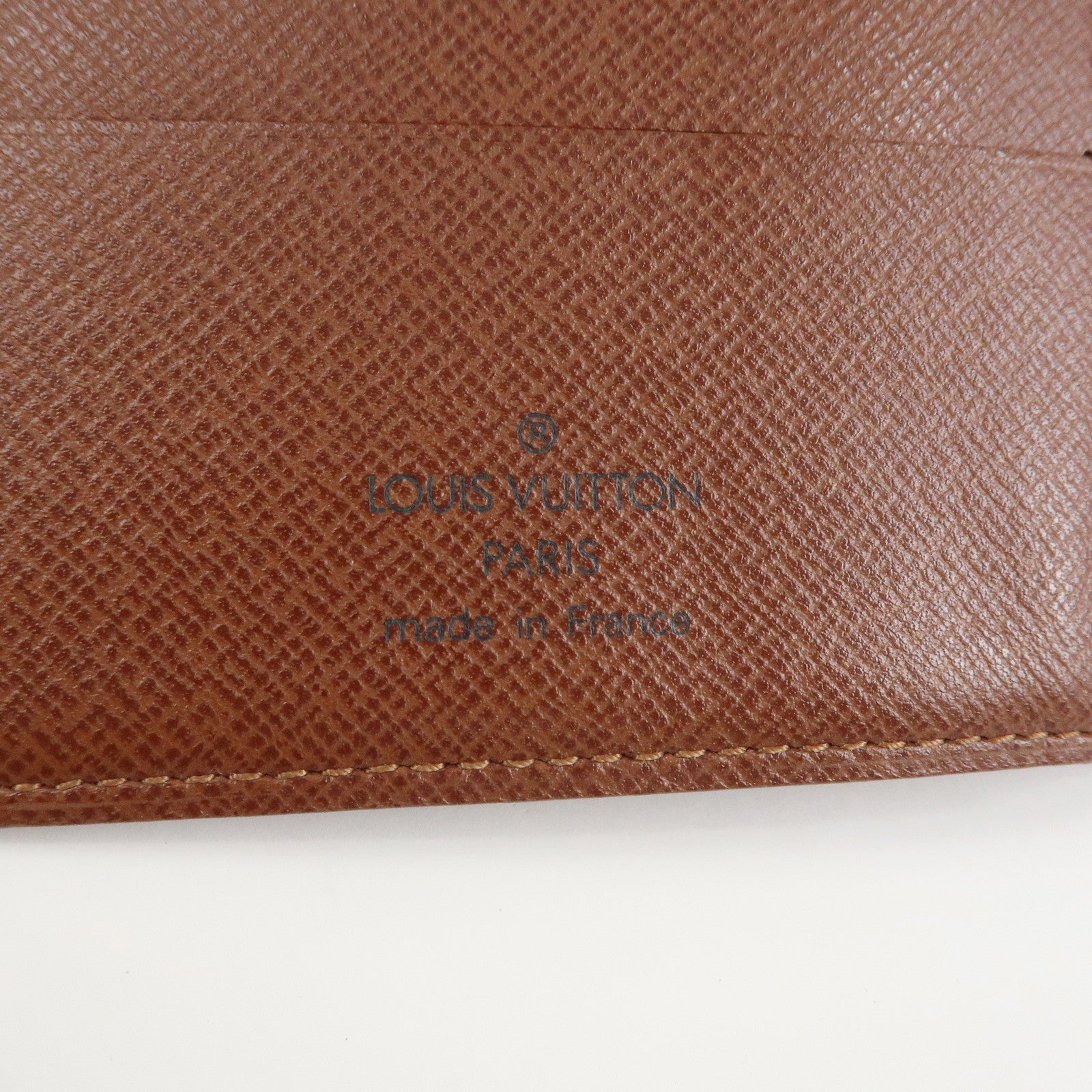 Louis Vuitton Monogram Porte Papier Zip Wallet Brown M61207