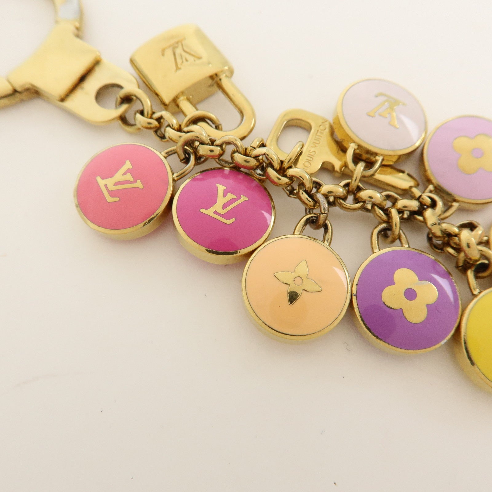 Louis Vuitton Porte Cles Pastilles Metal Bag Charm Key Chain M65646
