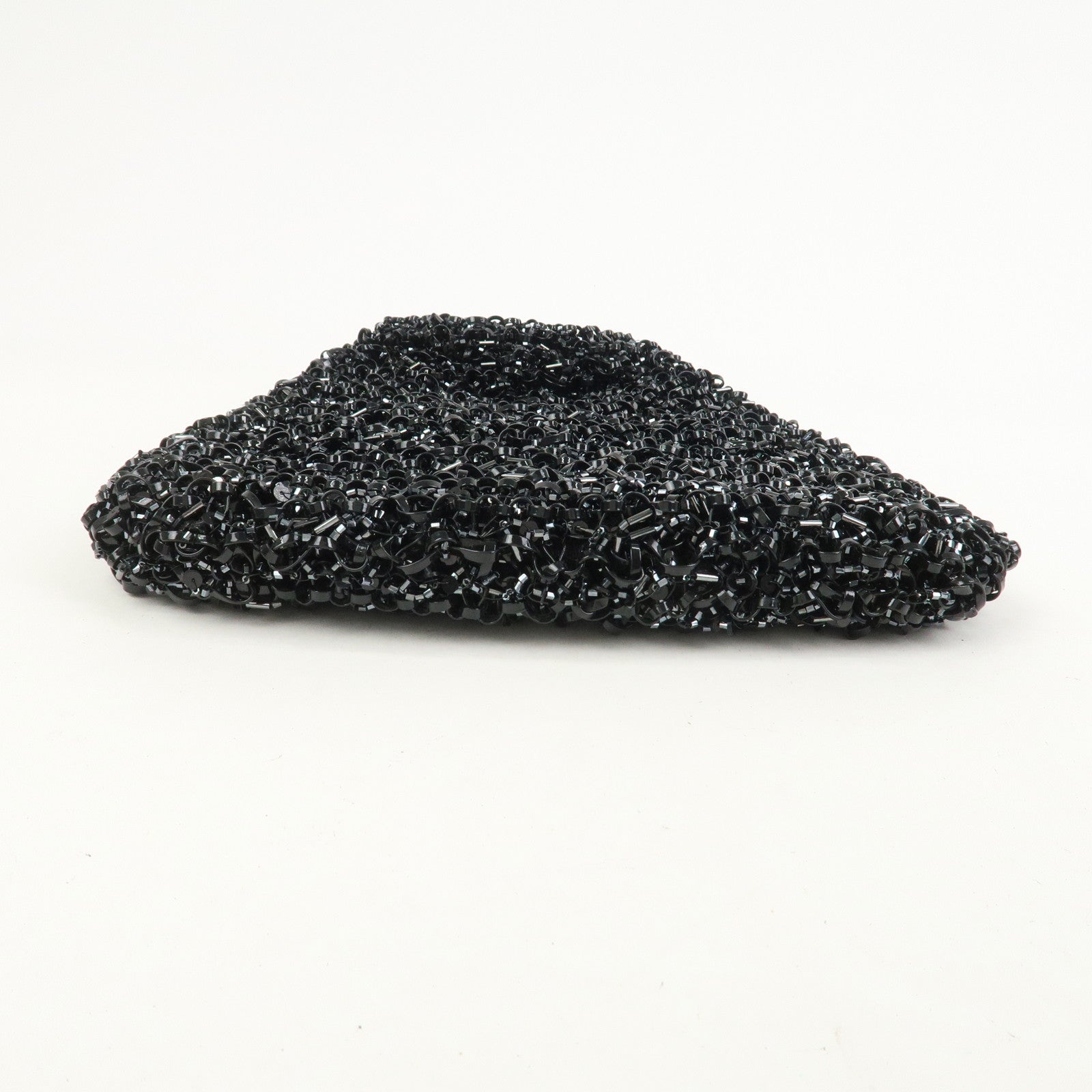 ANTEPRIMA Wire Bag PVC Beads Hand Bag Shoulder Bag Black