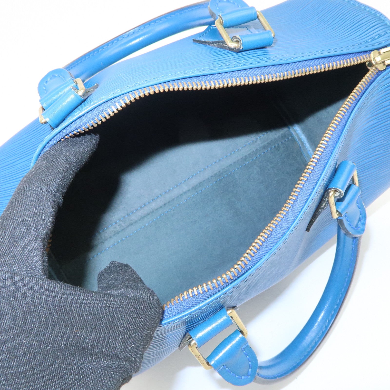Louis Vuitton Epi Epi leather スピーディ25 Style Toledo Blue M43015