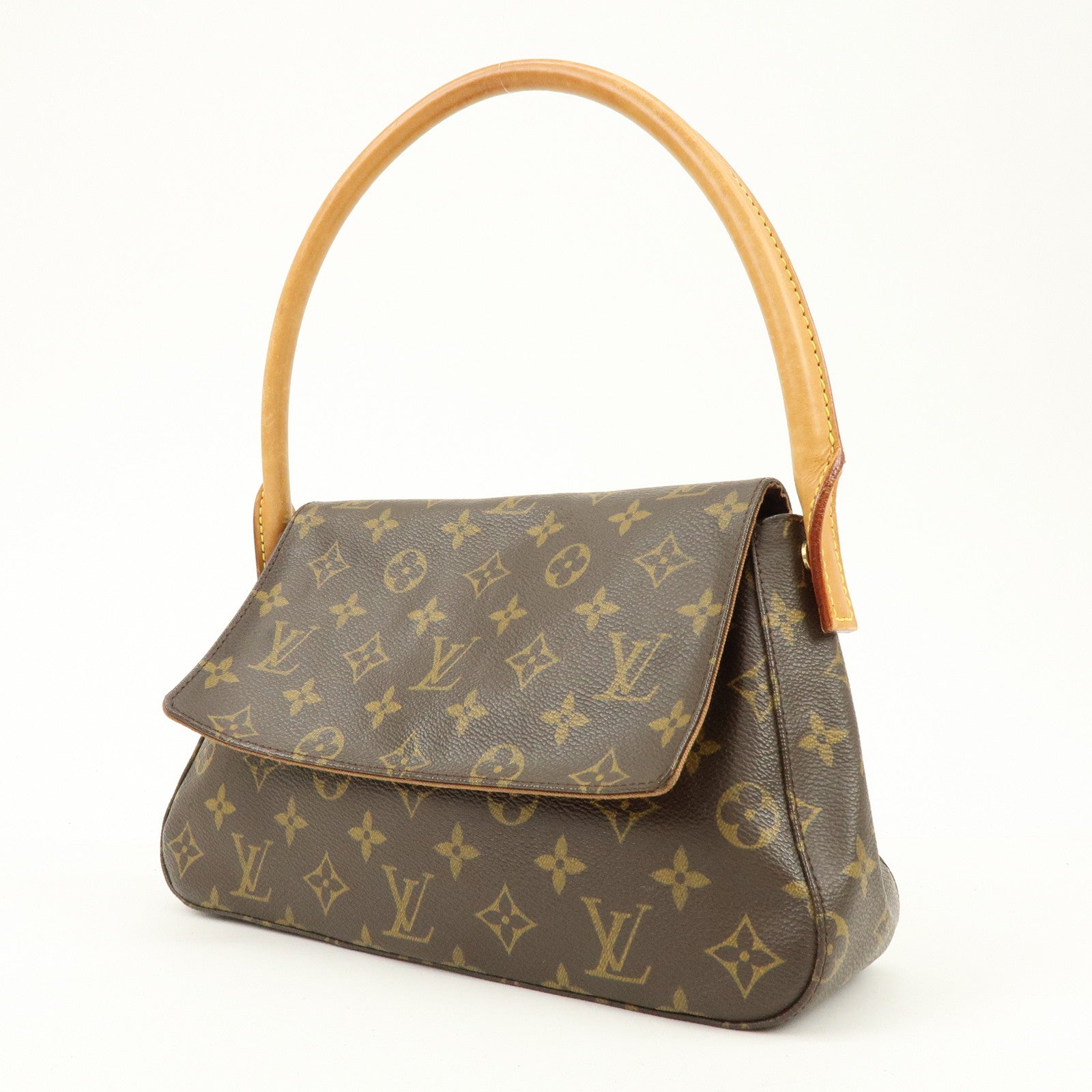 Louis Vuitton Monogram Mini Looping Shoulder Bag Brown M51147
