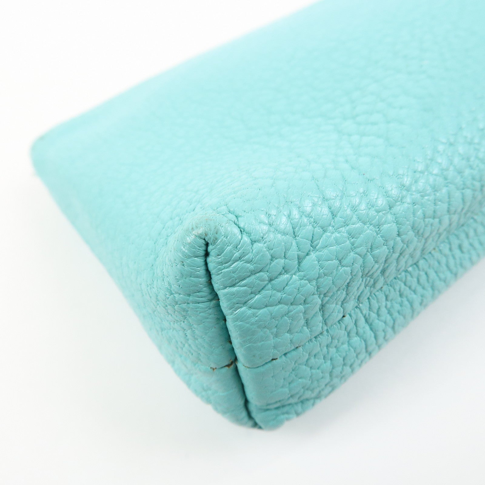Tiffany & Co. Leather Small Pouch Accessories Pouch Tiffany Blue