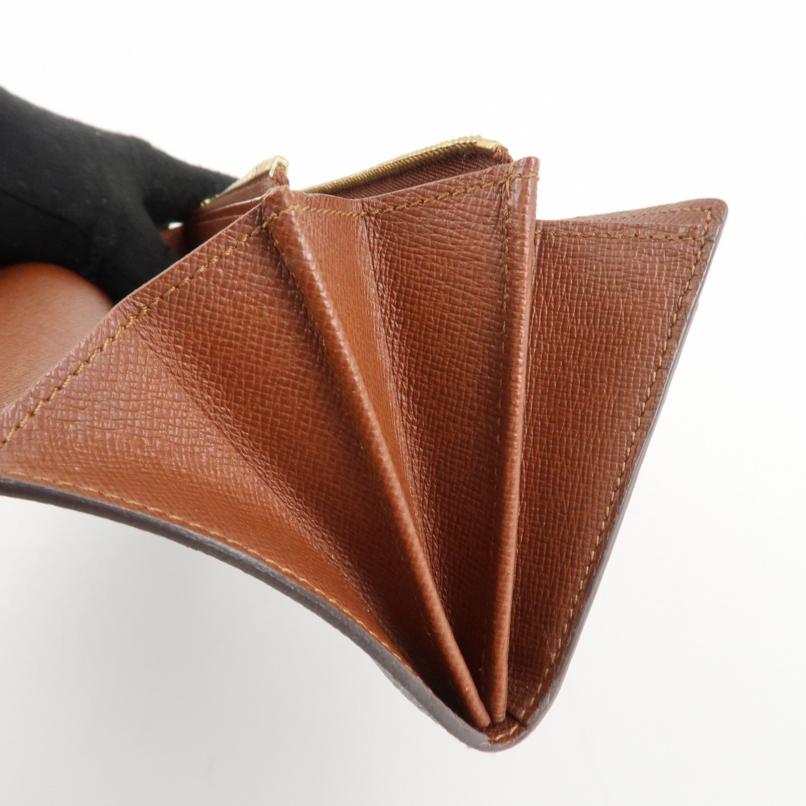 Louis Vuitton Monogram Pochette Porte Monnaie Credit Long Wallet M61725 Used