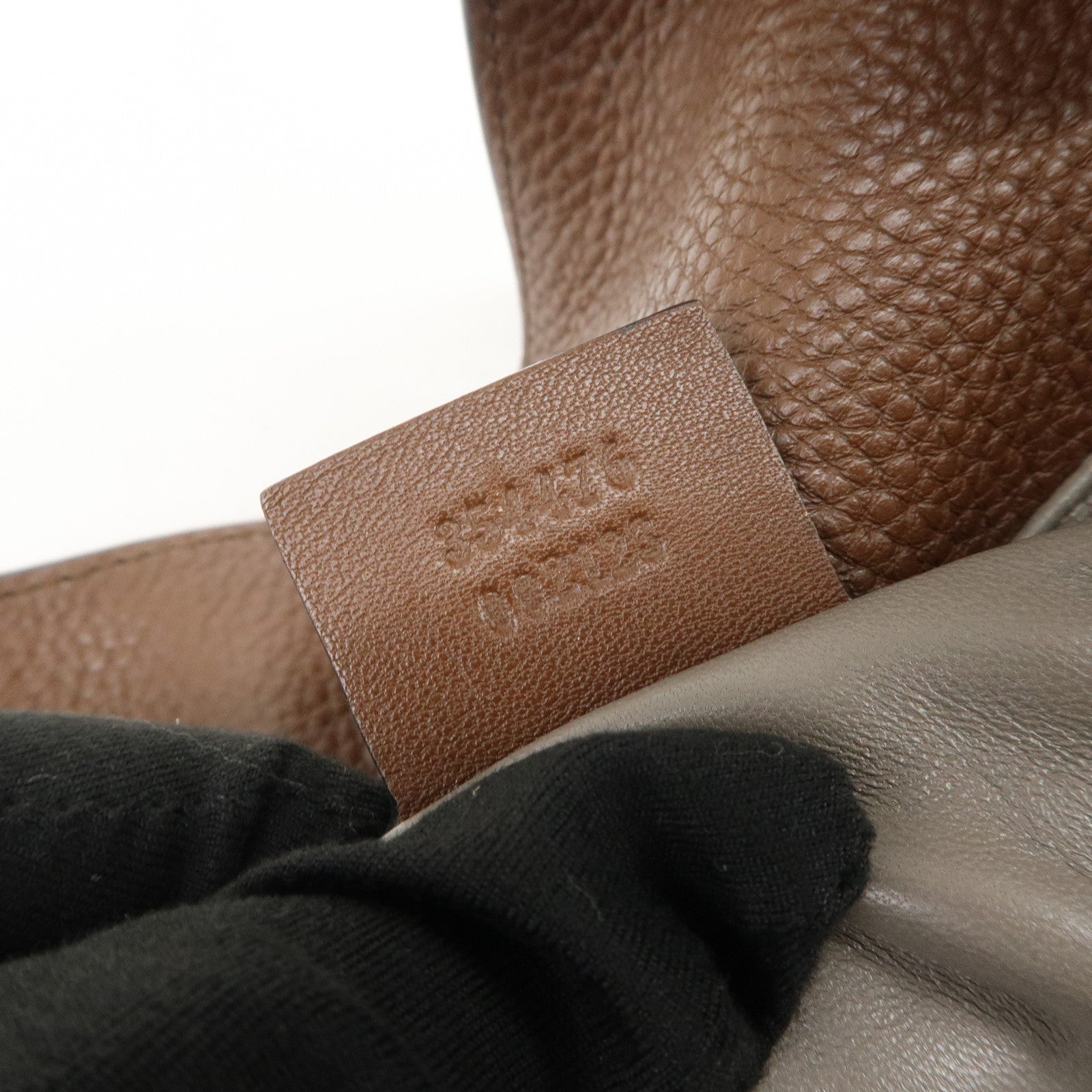 GUCCI Swing Leather Tote Bag Hand Bag Shoulder Bag Brown 354476