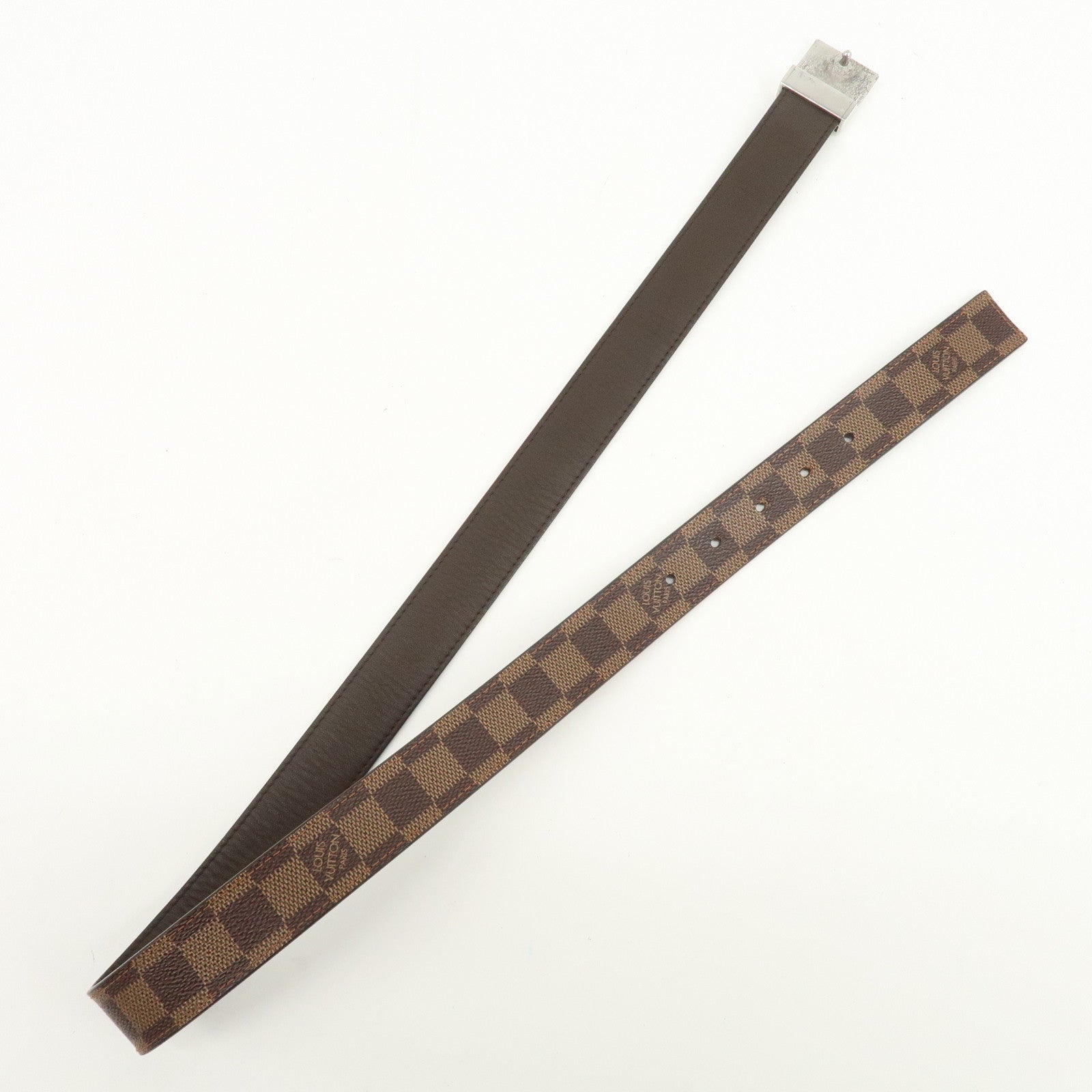 Louis Vuitton Damier Canvas Ceinture Carree Damier Ebene N6803