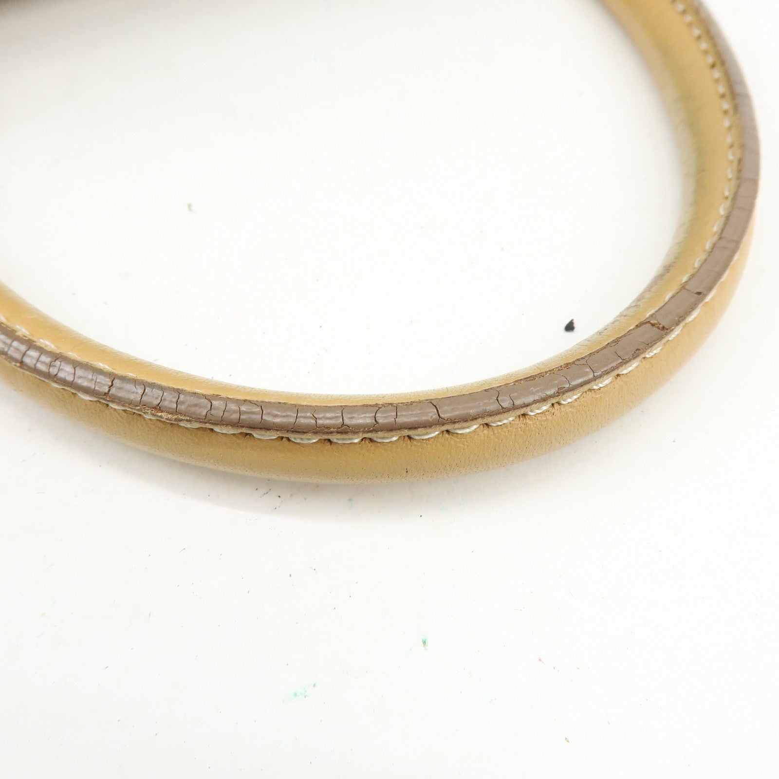 BURBERRY Canvas Leather Hand Bag Tote Bag Beige Light Beige