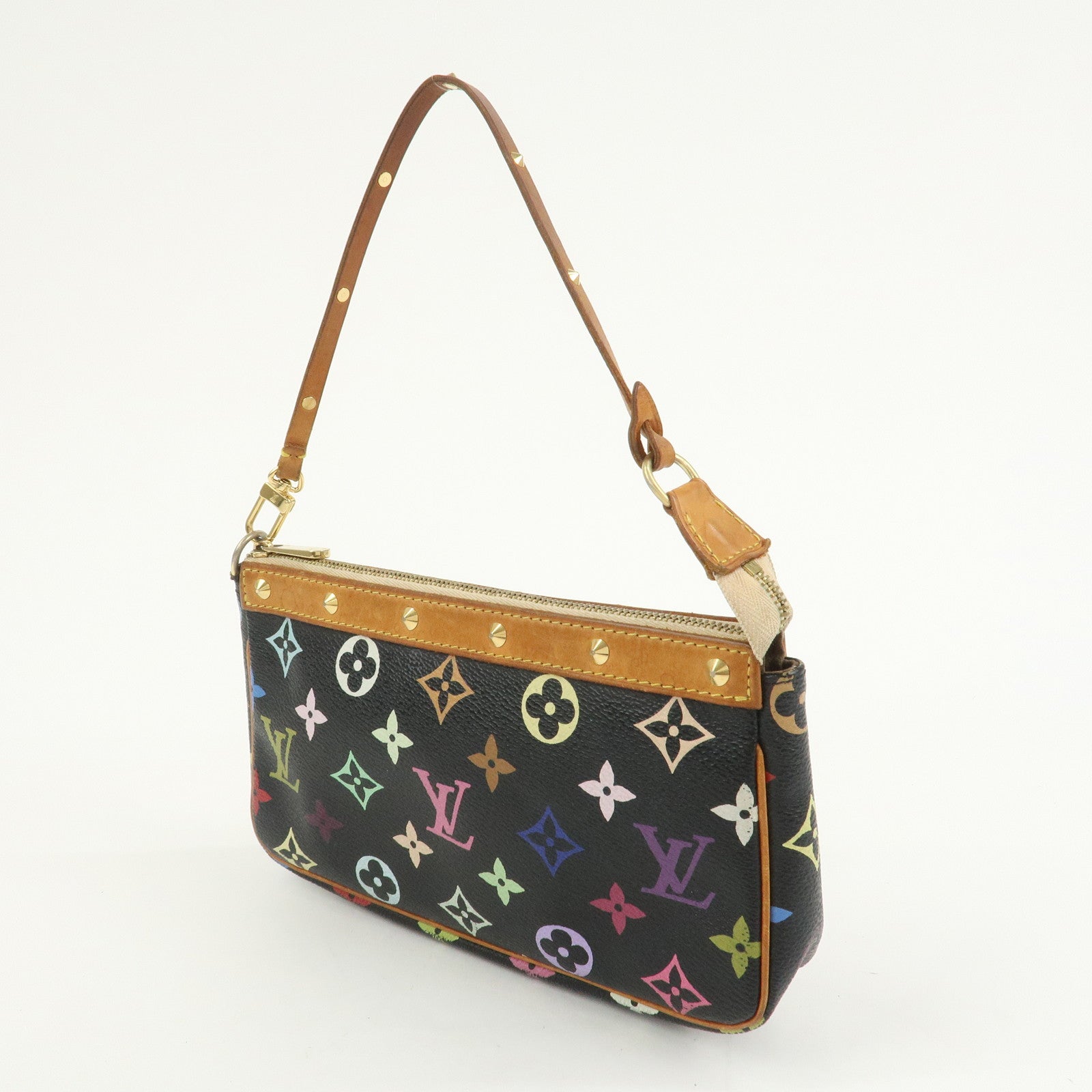 Louis Vuitton Monogram Multicolor Pochette Accessoires Noir M92648