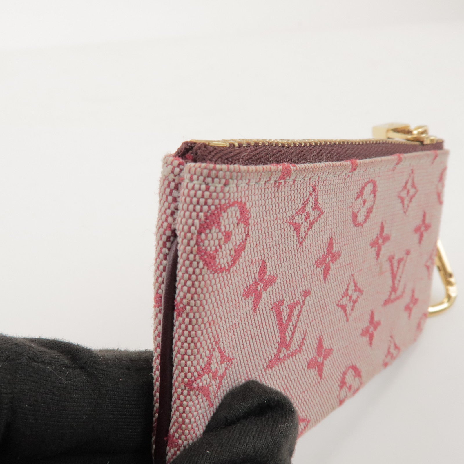 Louis Vuitton Monogram Mini Pochette Cles Coin Case Cerise M92238