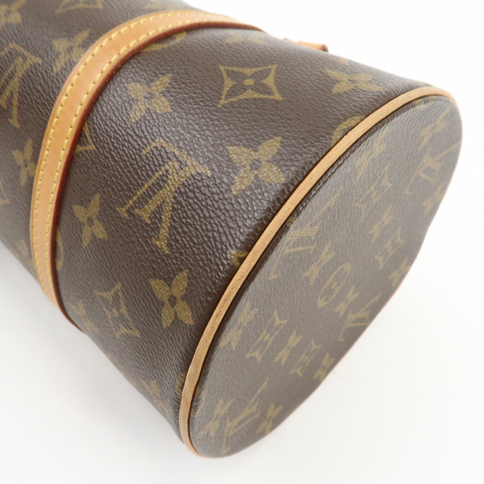 Louis Vuitton Monogram Papillon 30 Hand Bag Brown M51385