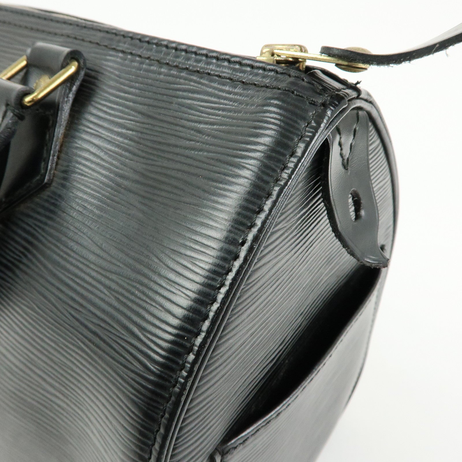 Louis Vuitton Epi Speedy 25 Boston Bag Hand Bag Noir Black M43012