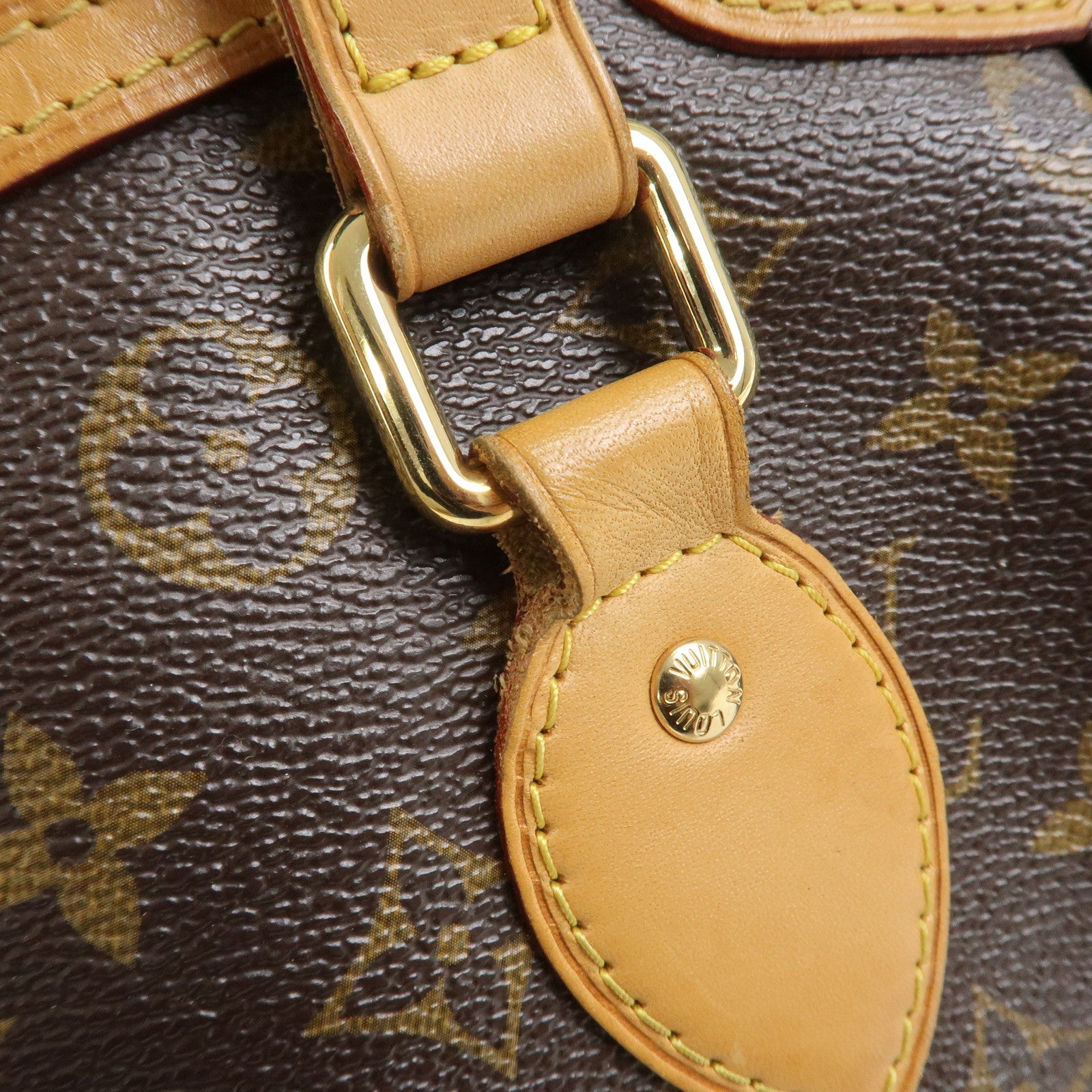 Louis Vuitton Monogram Palermo PM 2Way Bag Hand Bag Brown M40145