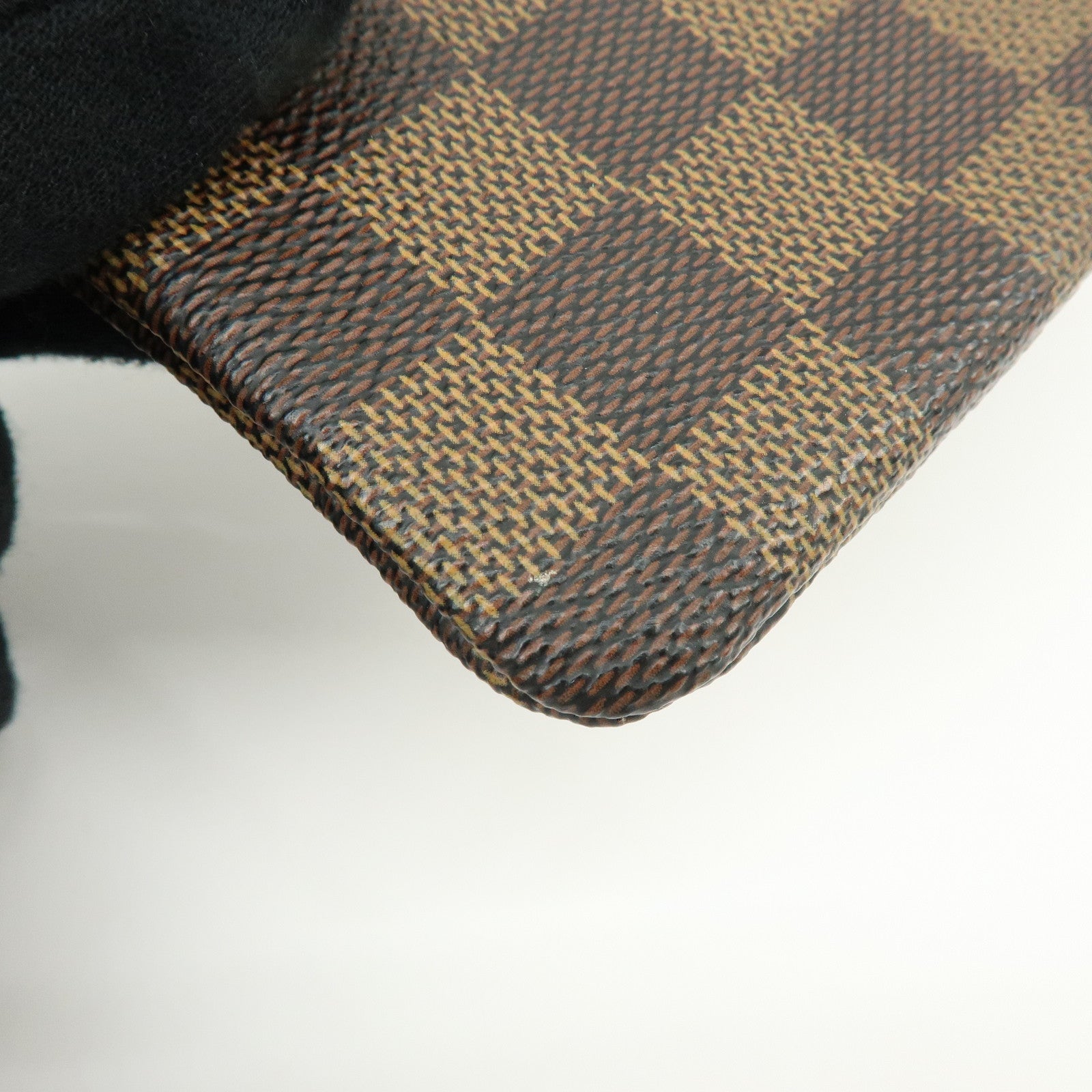 Louis Vuitton Damier Pochette Cles Coin Case Damier Ebene N62658
