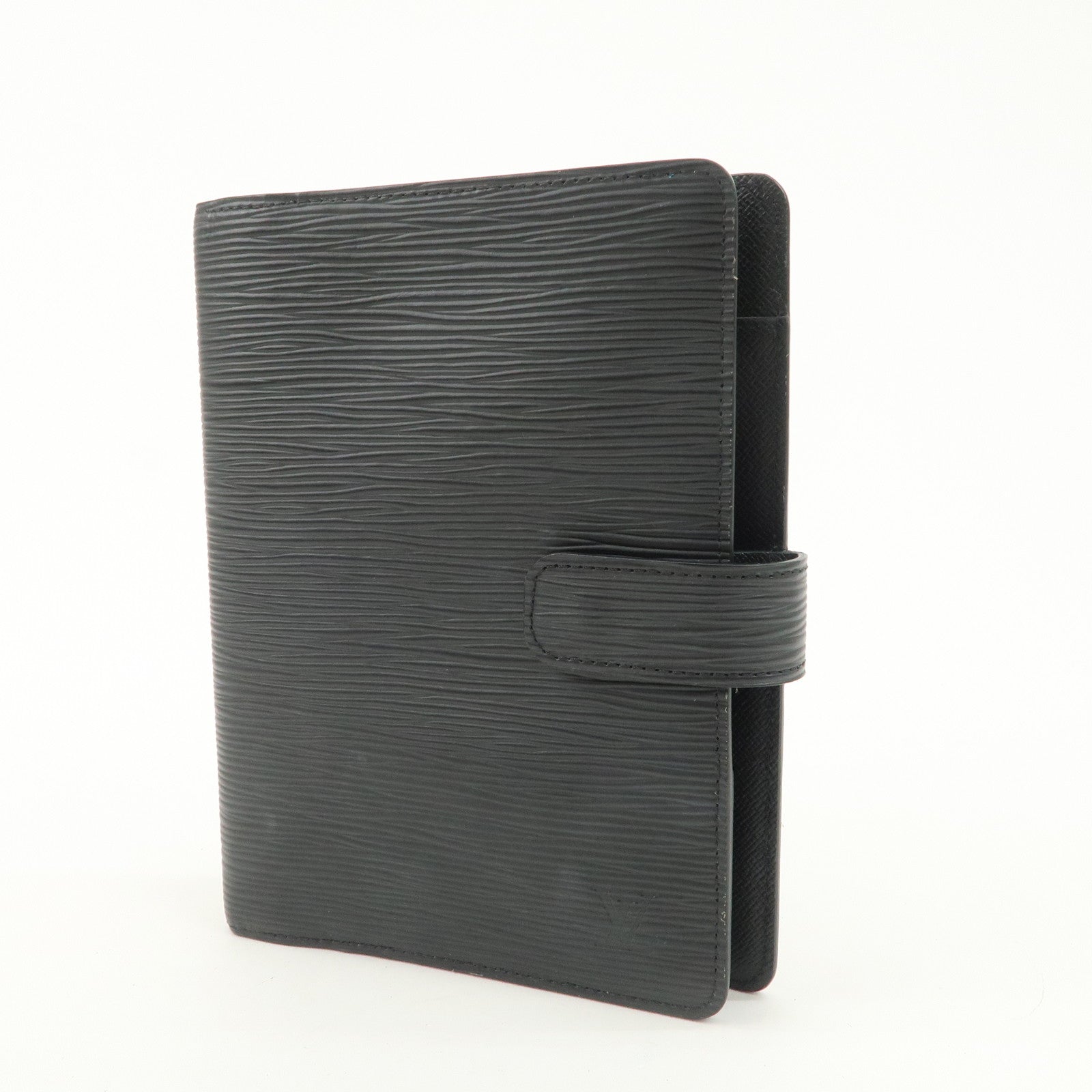 Louis Vuitton Epi Agenda MM Planner Cover Noir Black R20202