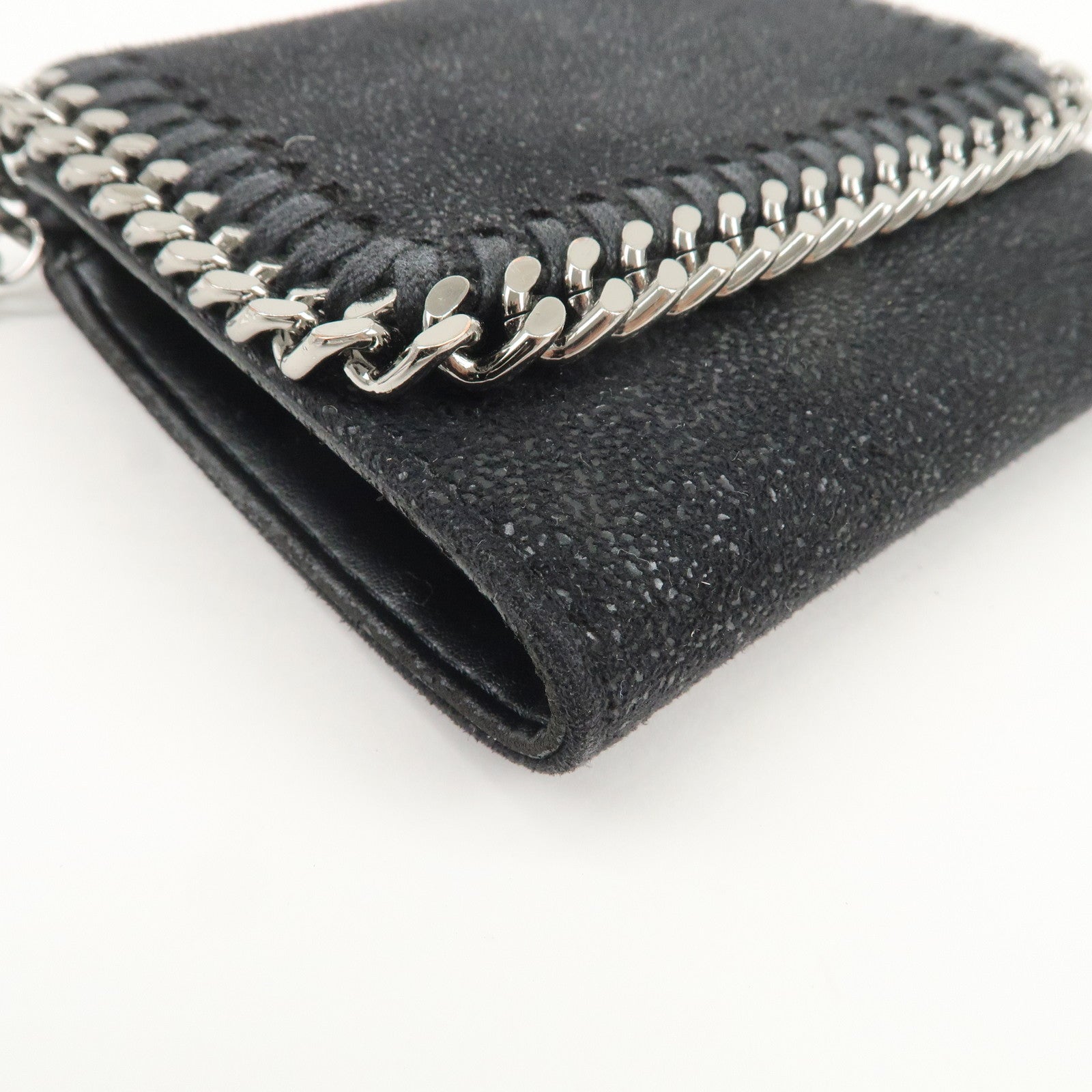 STELLA MCCARTNEY Falabella Imitation Leather Small Flap Wallet