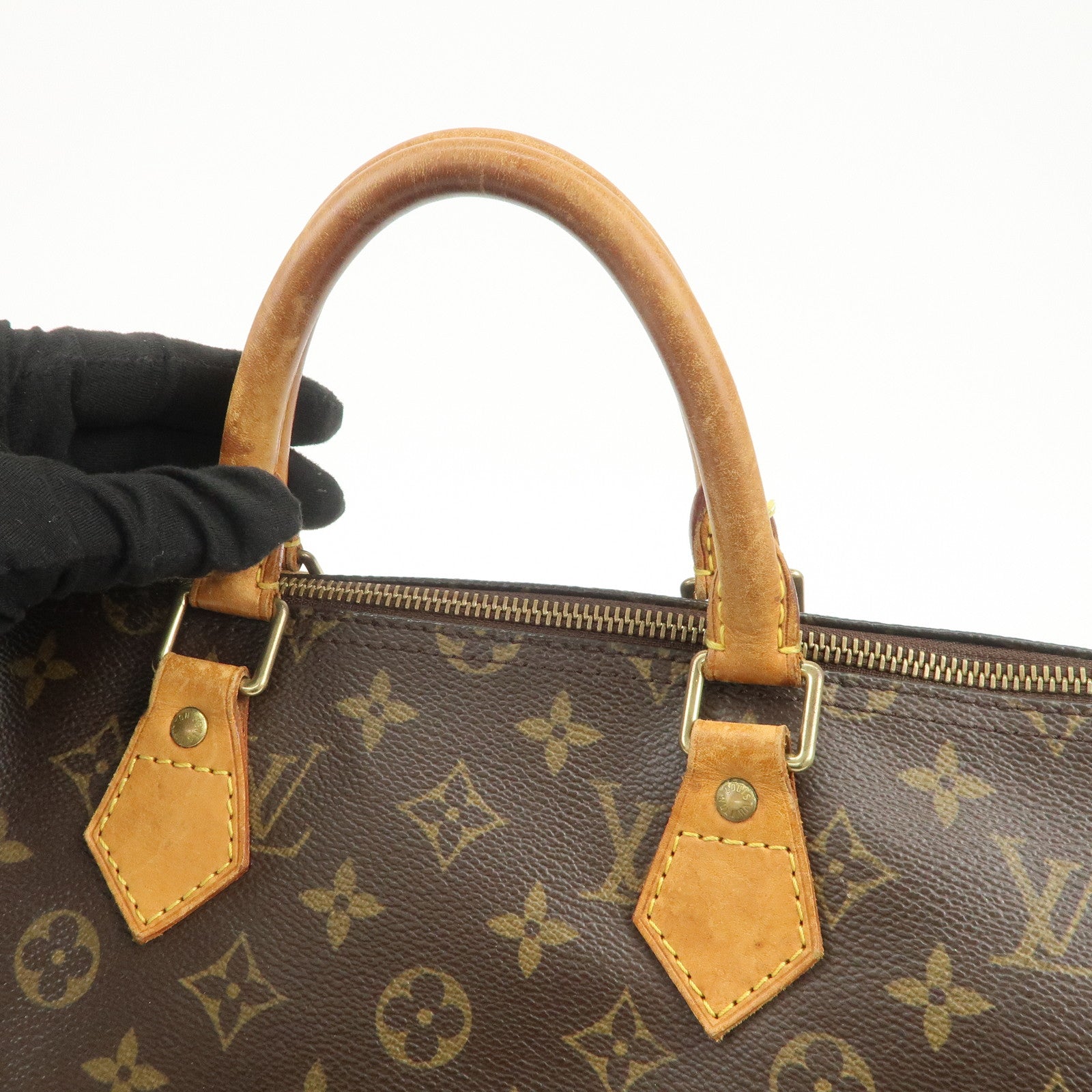 Louis Vuitton Monogram Speedy 35 Boston Bag Hand Bag M41524