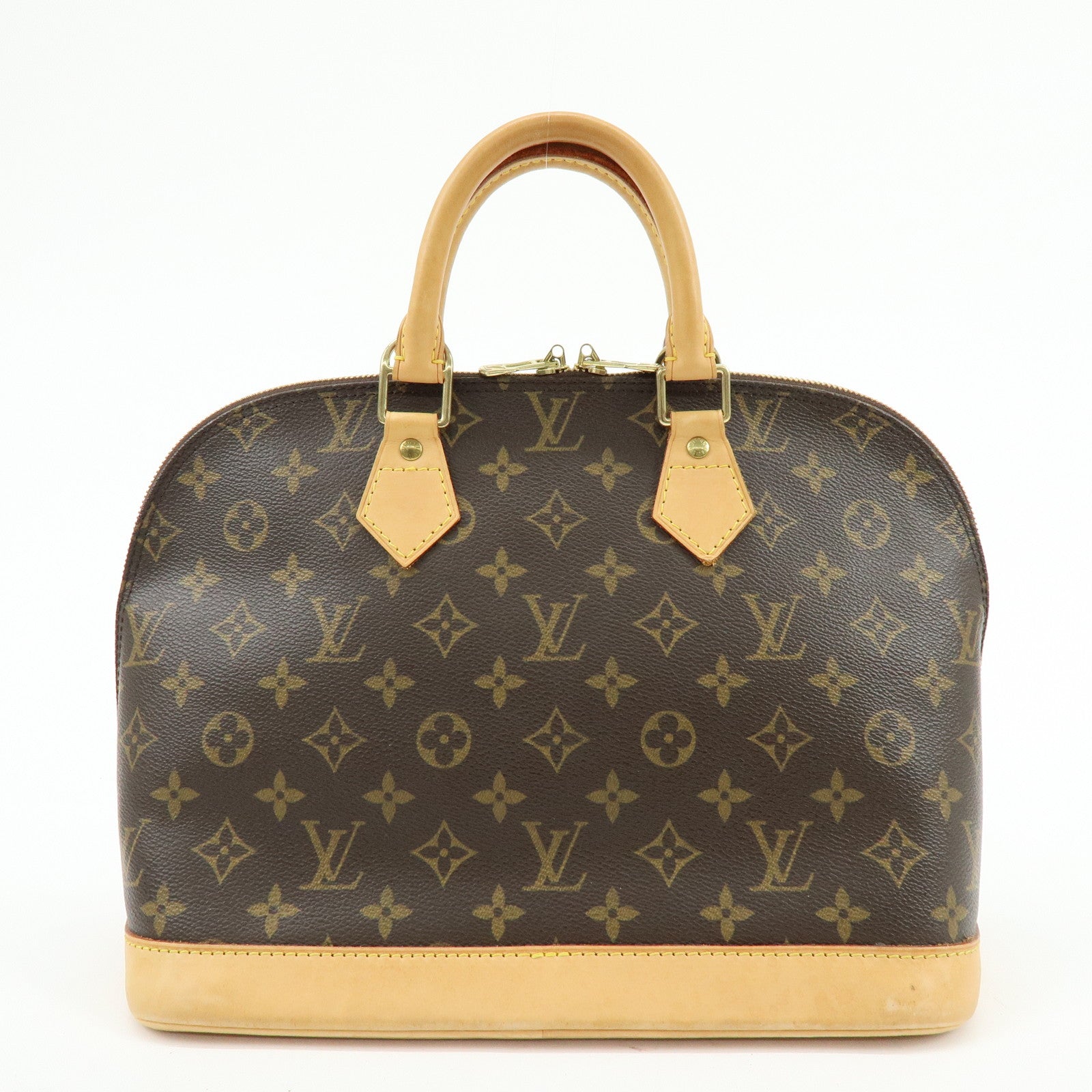 Louis Vuitton Monogram Canvas Alma Hand Bag Brown M51130