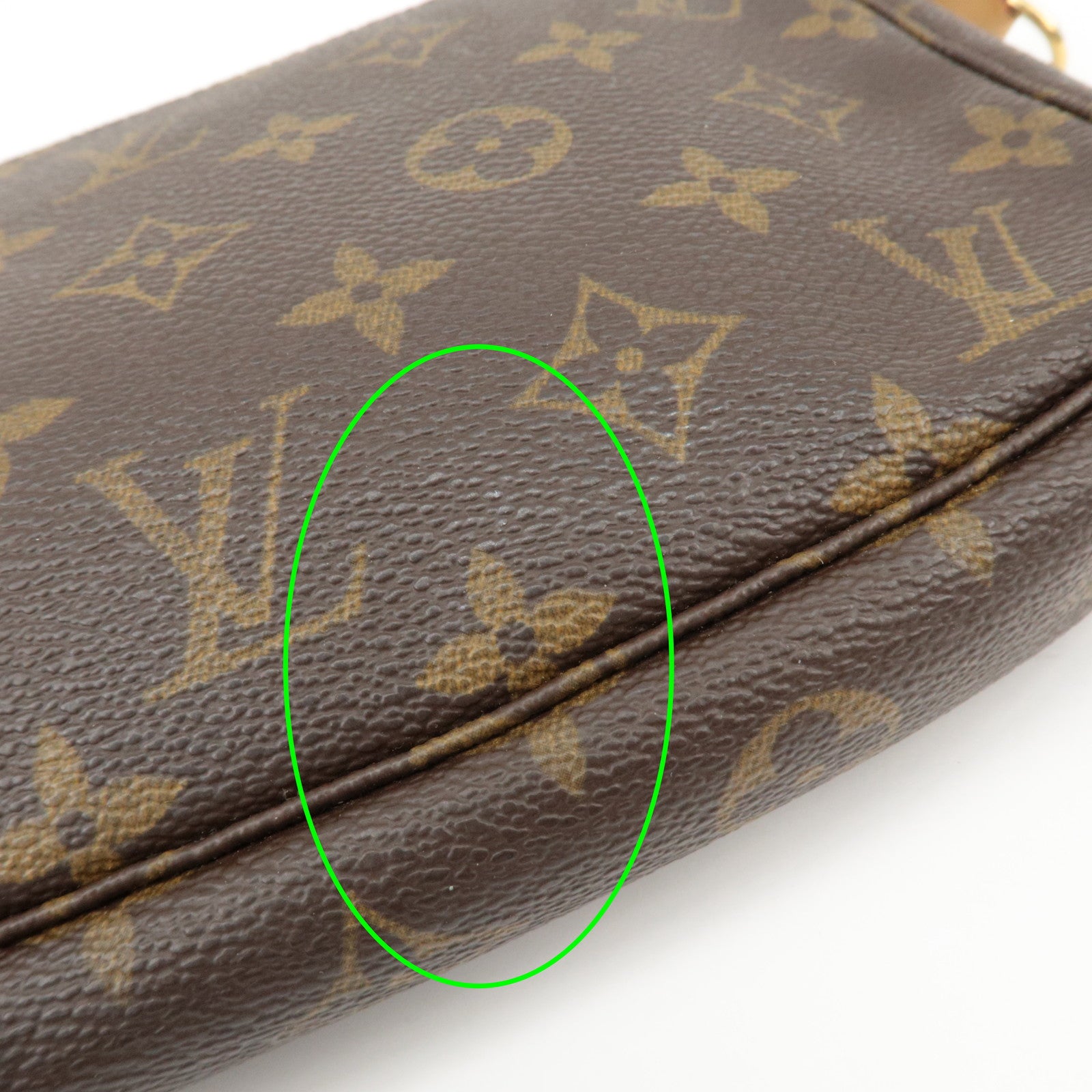 Louis Vuitton Monogram Pochette Accessoires & Strap M51980 J00145 Used