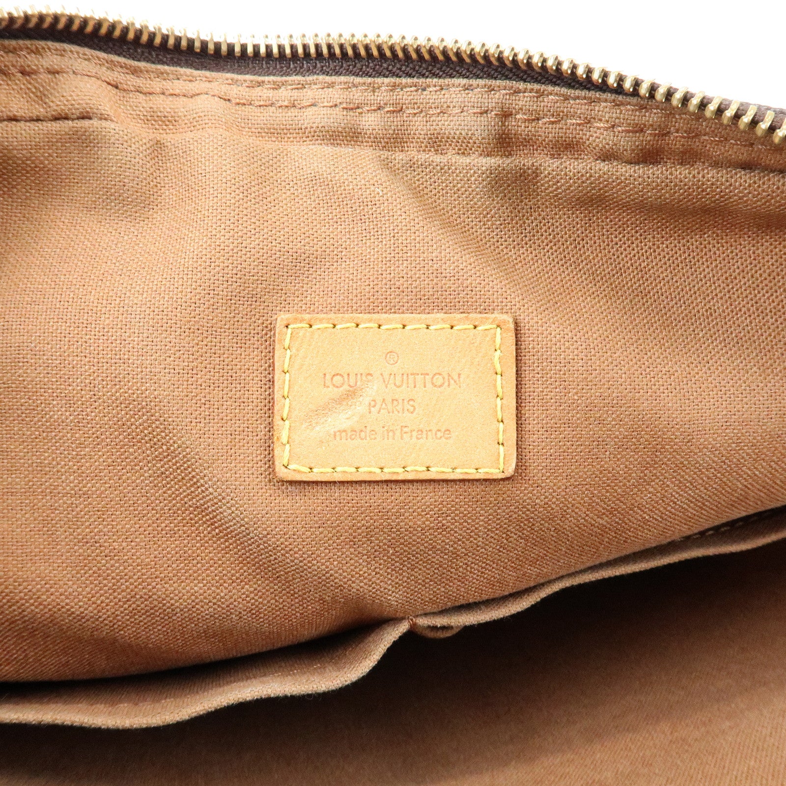 Louis Vuitton Monogram Trotteur Beaubourg Shoulder Bag Brown M97037