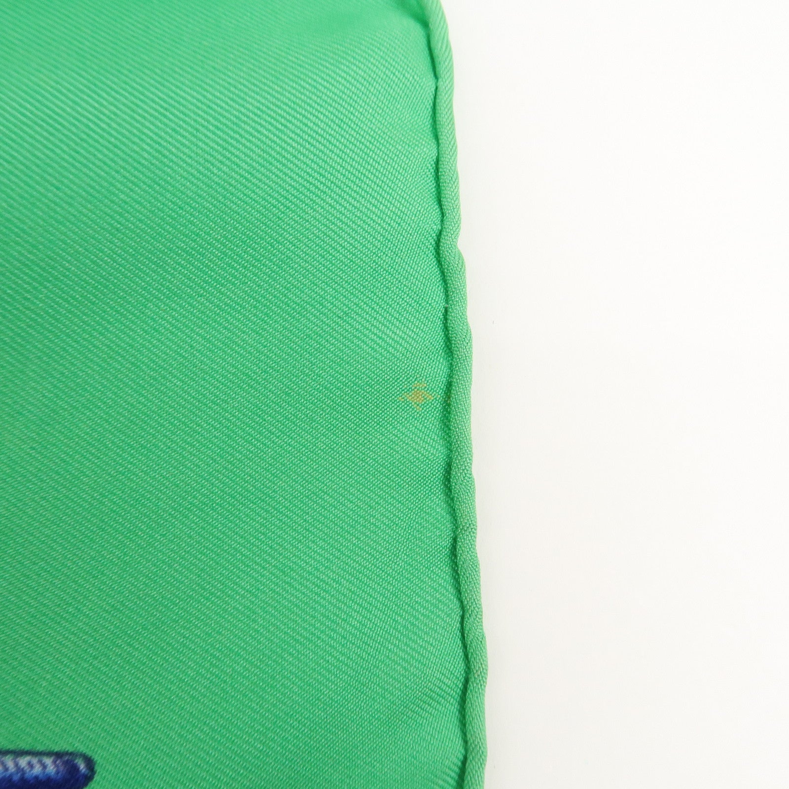 HERMES Carre 90 Silk 100% Scarf Poste et Cavalerie Green Red Blue