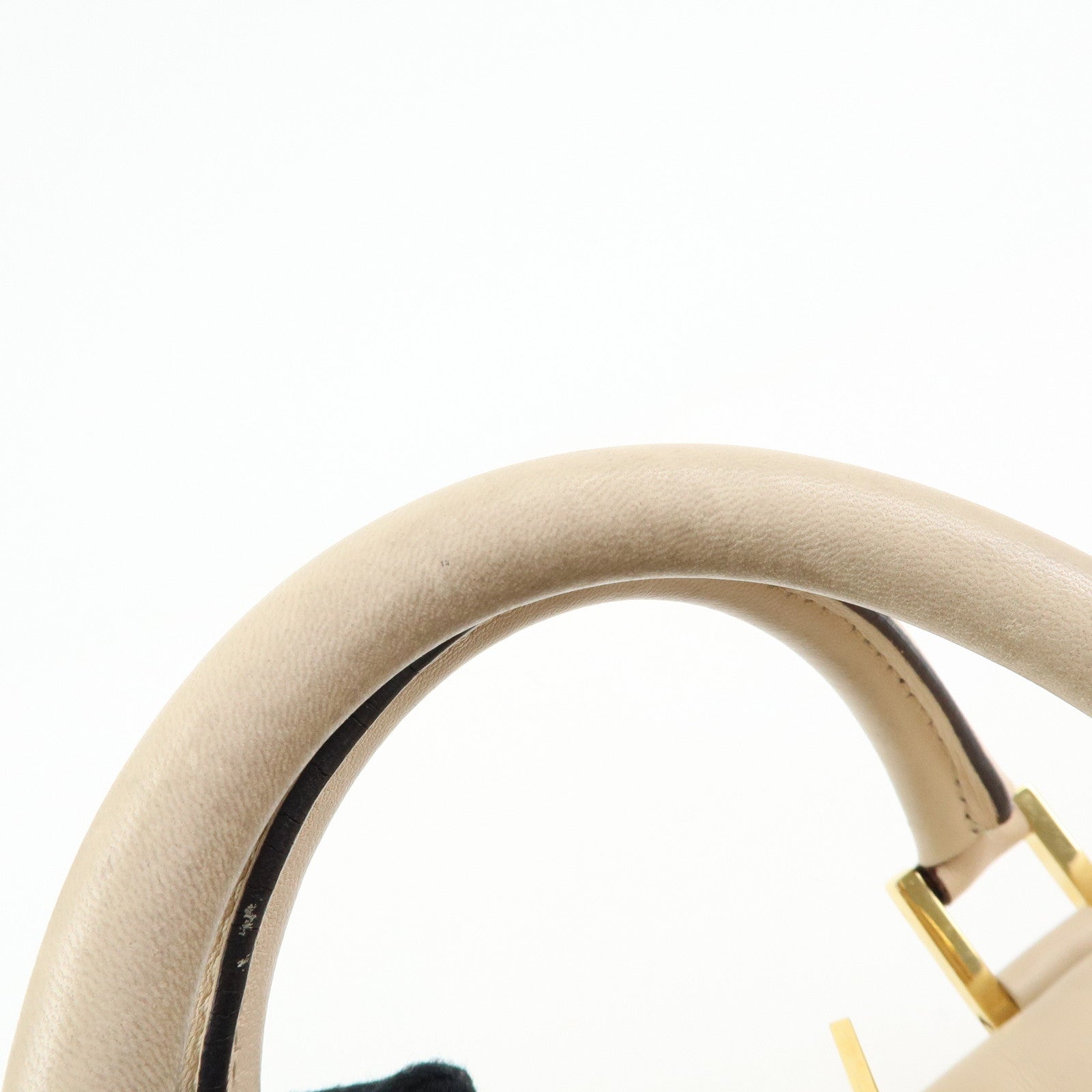 LOEWE Anagram Amazona 28 Nappa Leather Hand Bag Boston Bag Beige