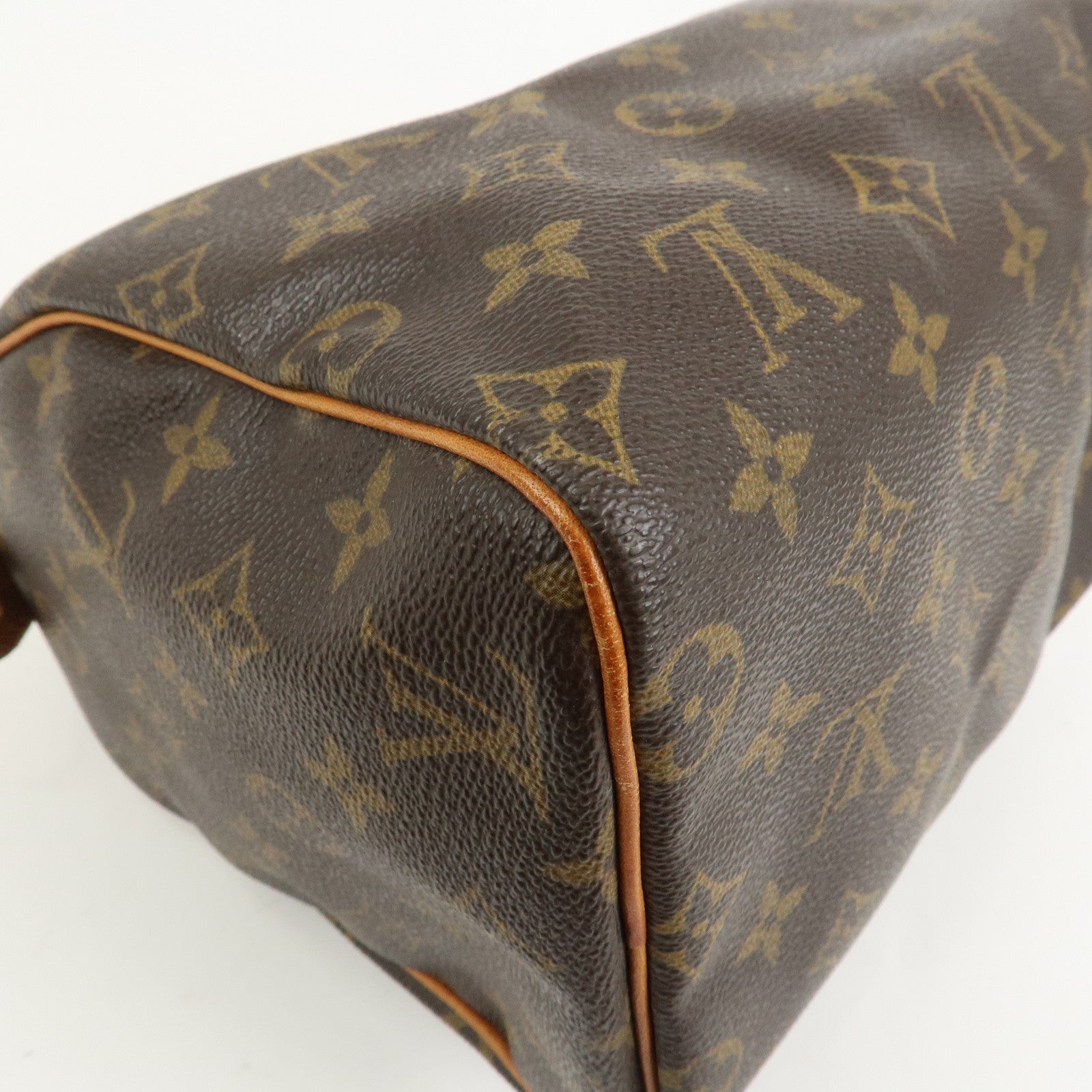 Louis Vuitton Monogram Speedy 25 Boston Bag Hand Bag Brown M41528