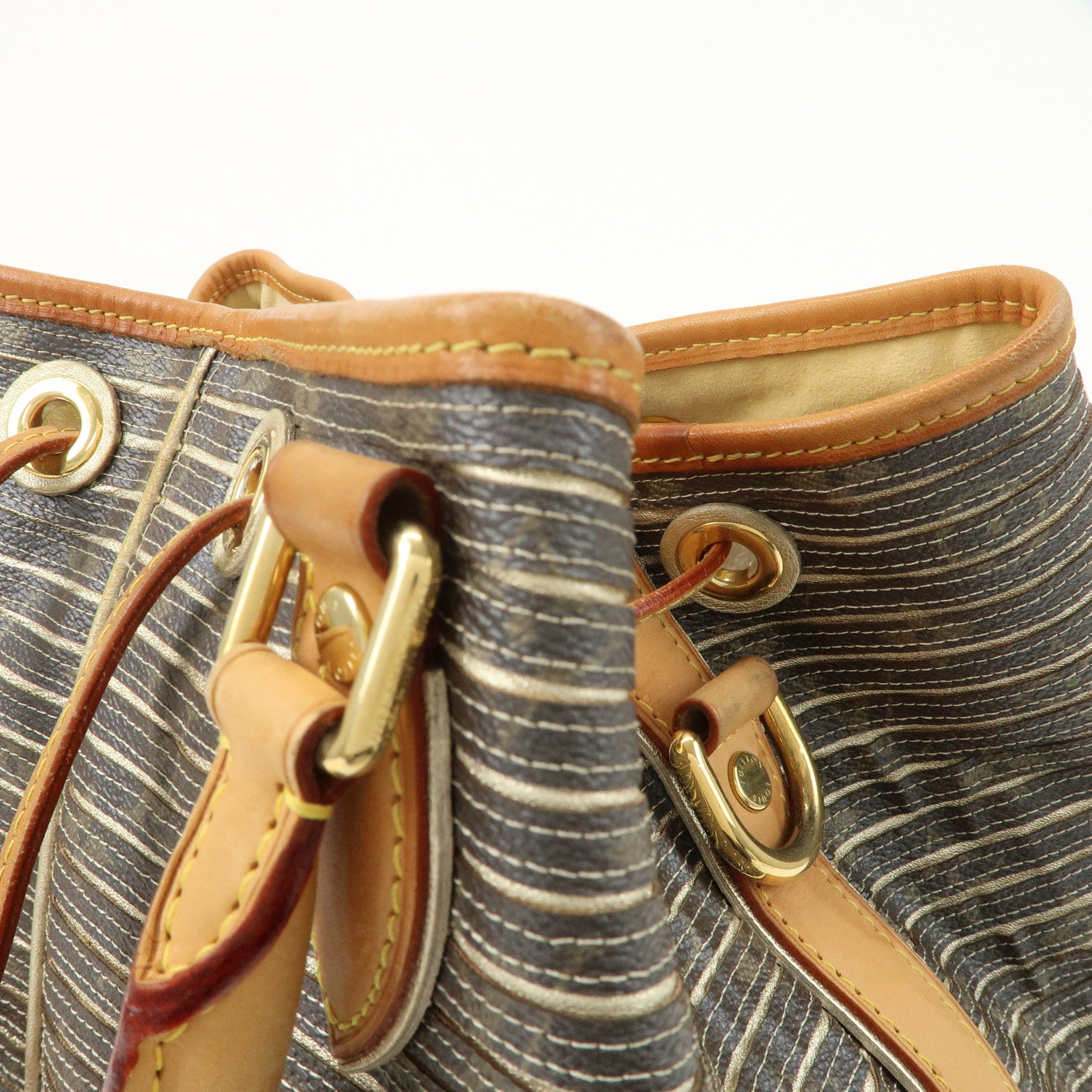 Louis Vuitton Monogram Eden Neo Leather Hand Bag Argent M40355